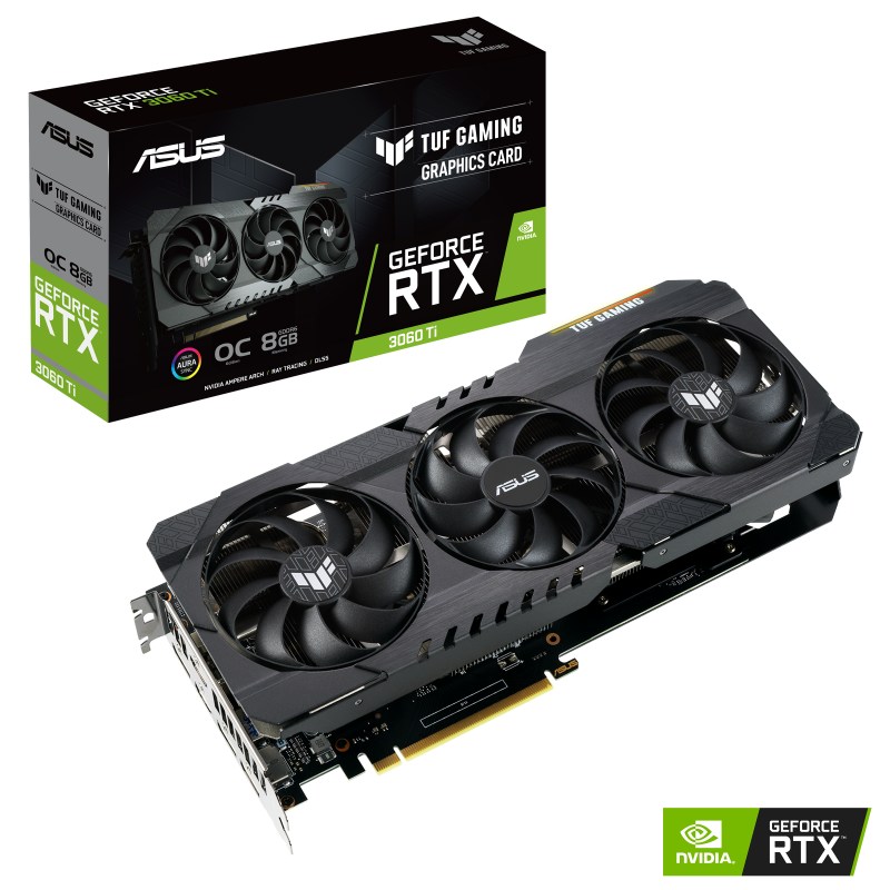 ASUS TUF GAMİNG RTX 3060 Tİ 3 FANLI EKRAN KARTI