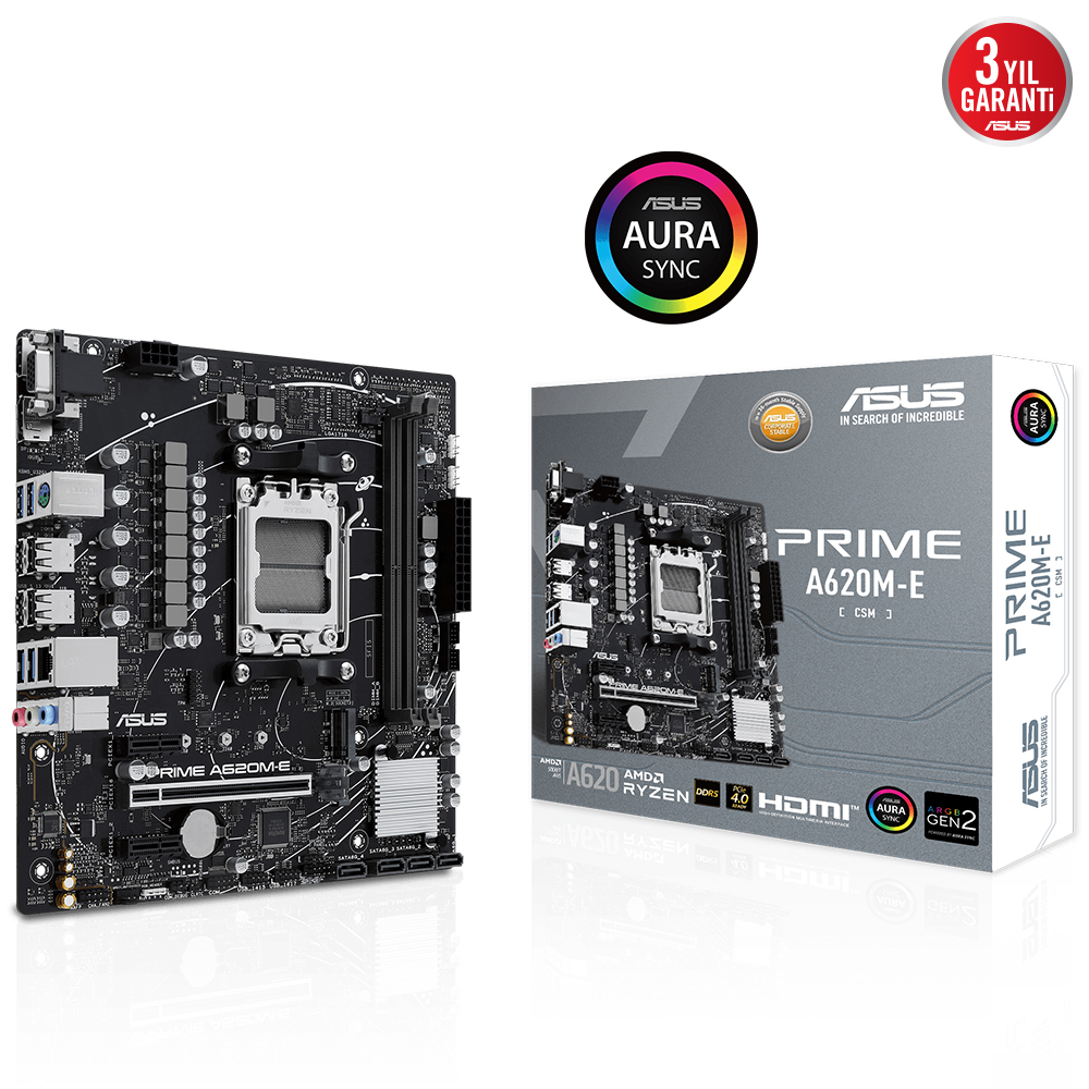 ASUS PRIME A620 M-K AM5 SOKET ANAKART