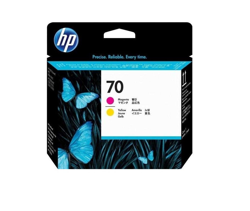 HP 70 C9406A Kırmızı Sarı Orijinal Baskı Kafası