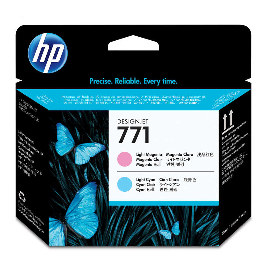 HP 771 CE019A Açık Mavi Açık Kırmızı Orijinal Baskı Kafası