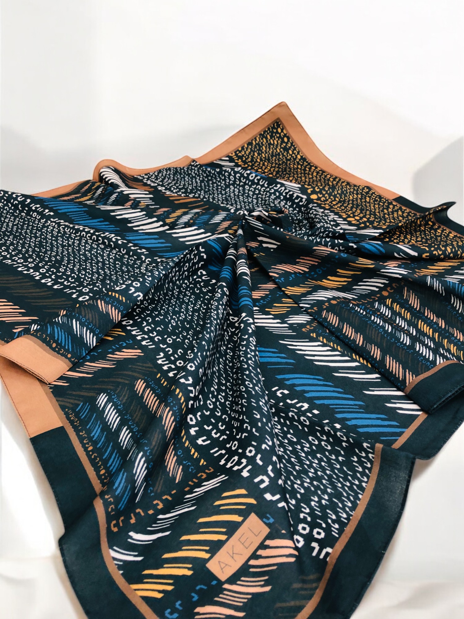 Digital Soft Eşarp Desen-4