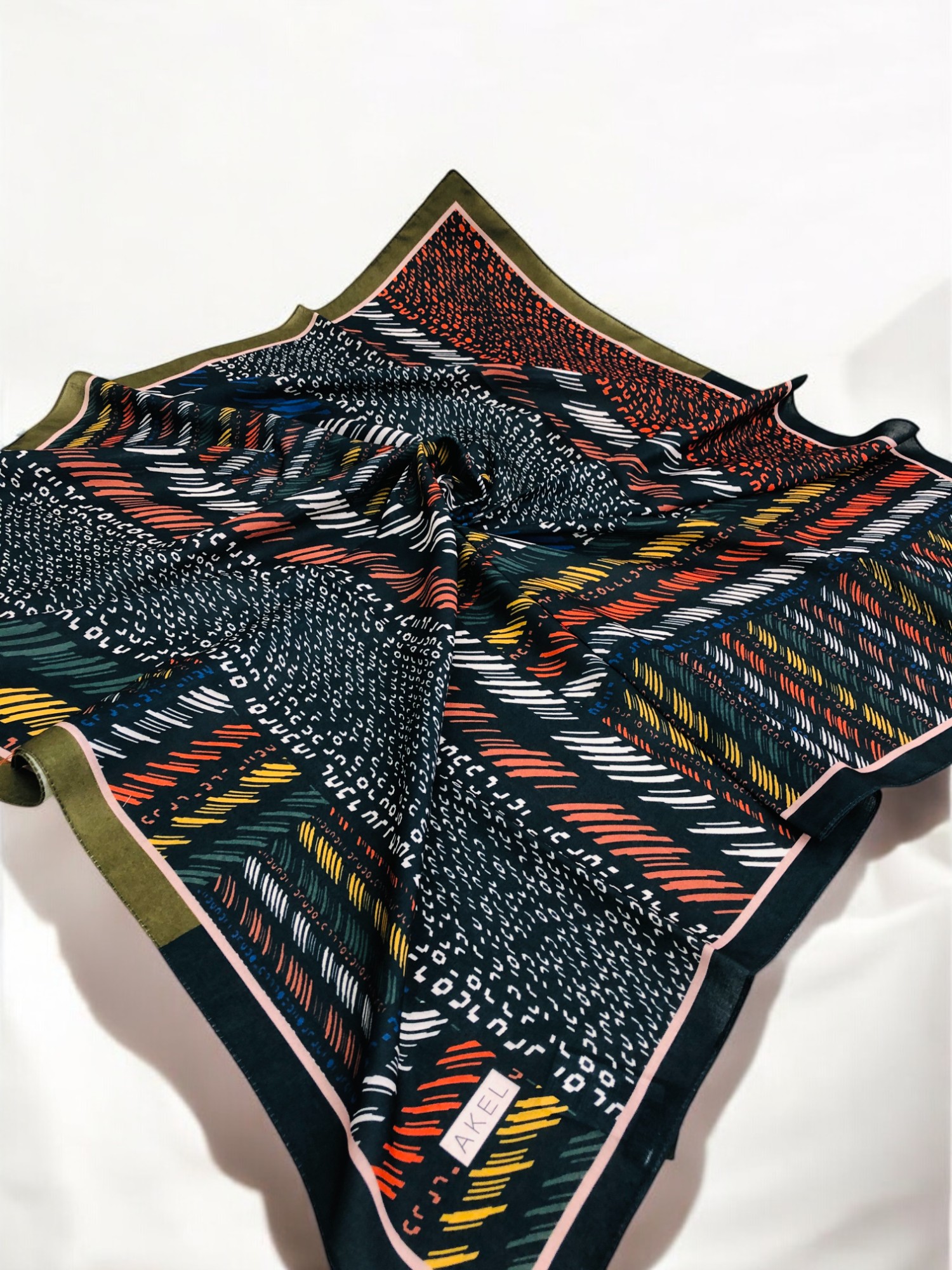 Digital Soft Eşarp Desen-4