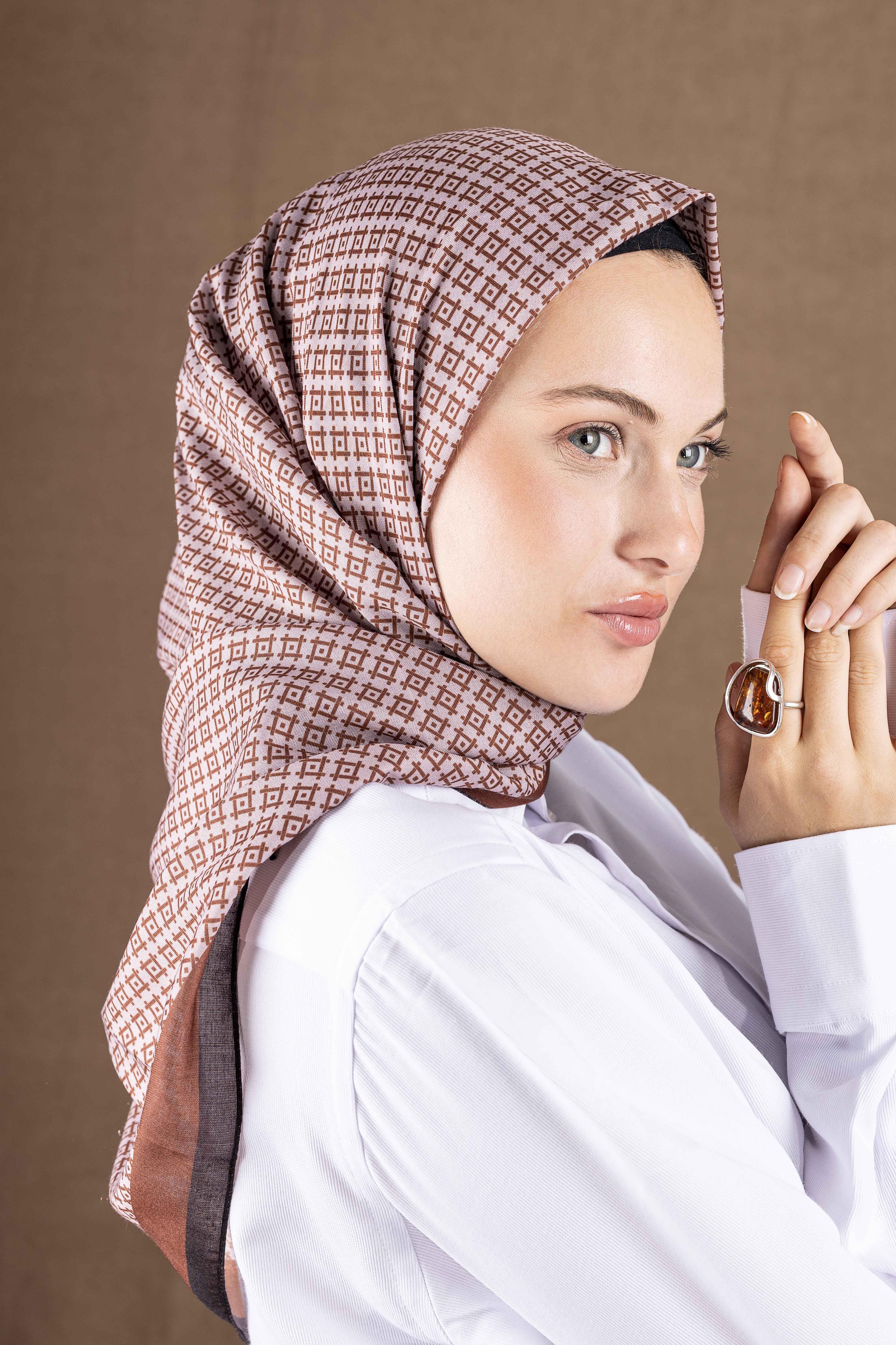 Desenli Soft Eşarp Koleksiyonu Desen-1