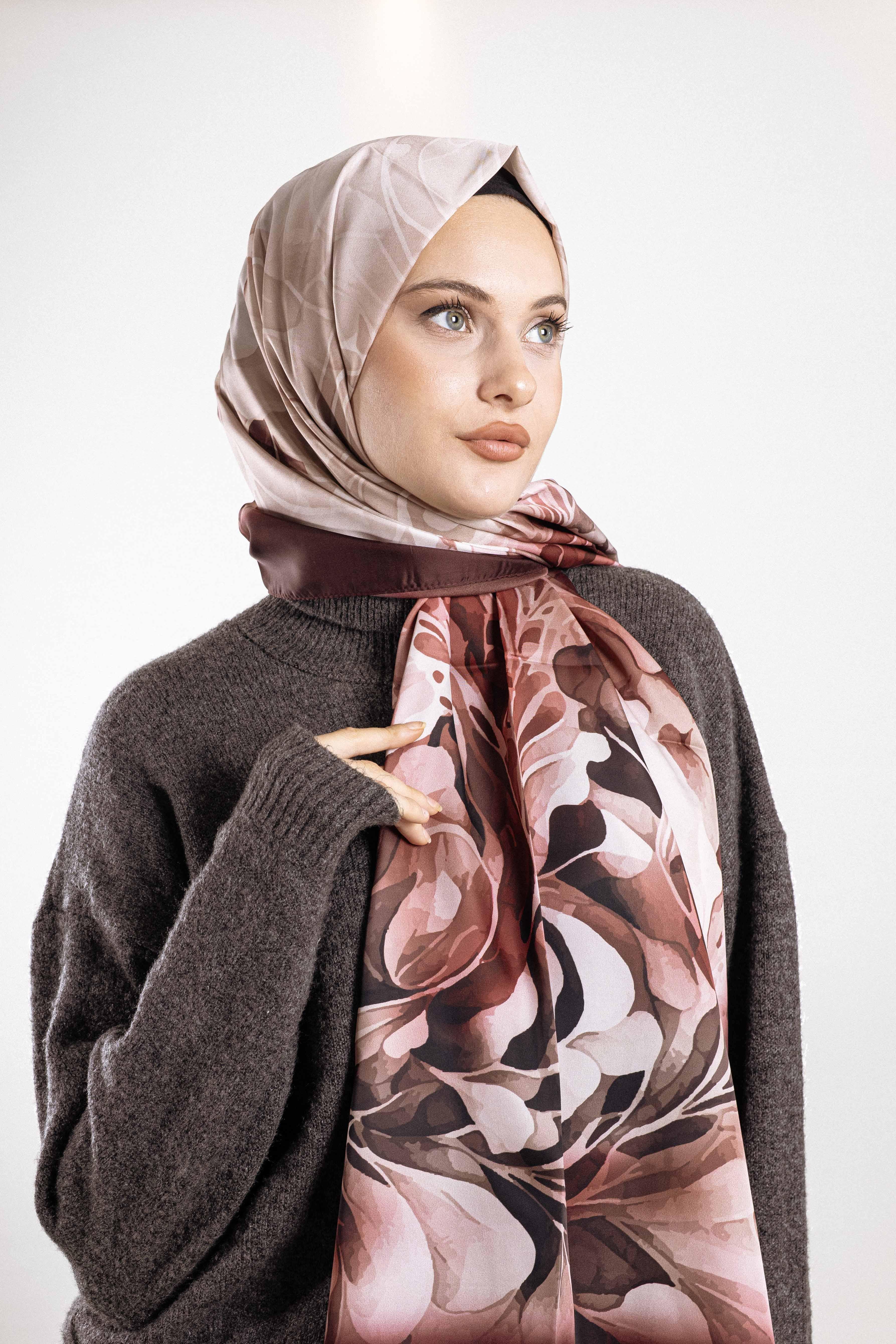 ALFA SİLK ŞAL ÇİÇEK DESEN-1