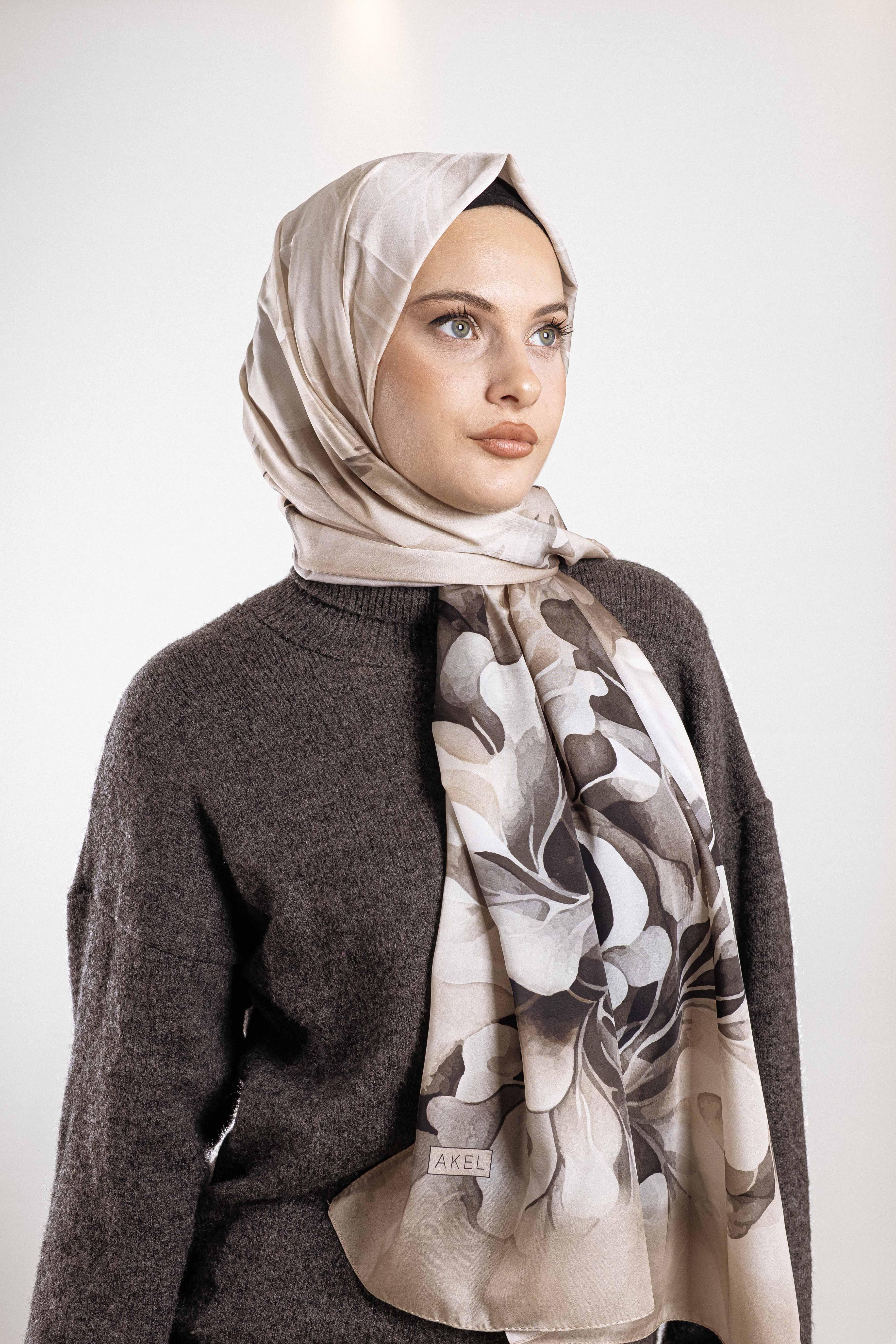 ALFA SİLK ŞAL ÇİÇEK DESEN-1