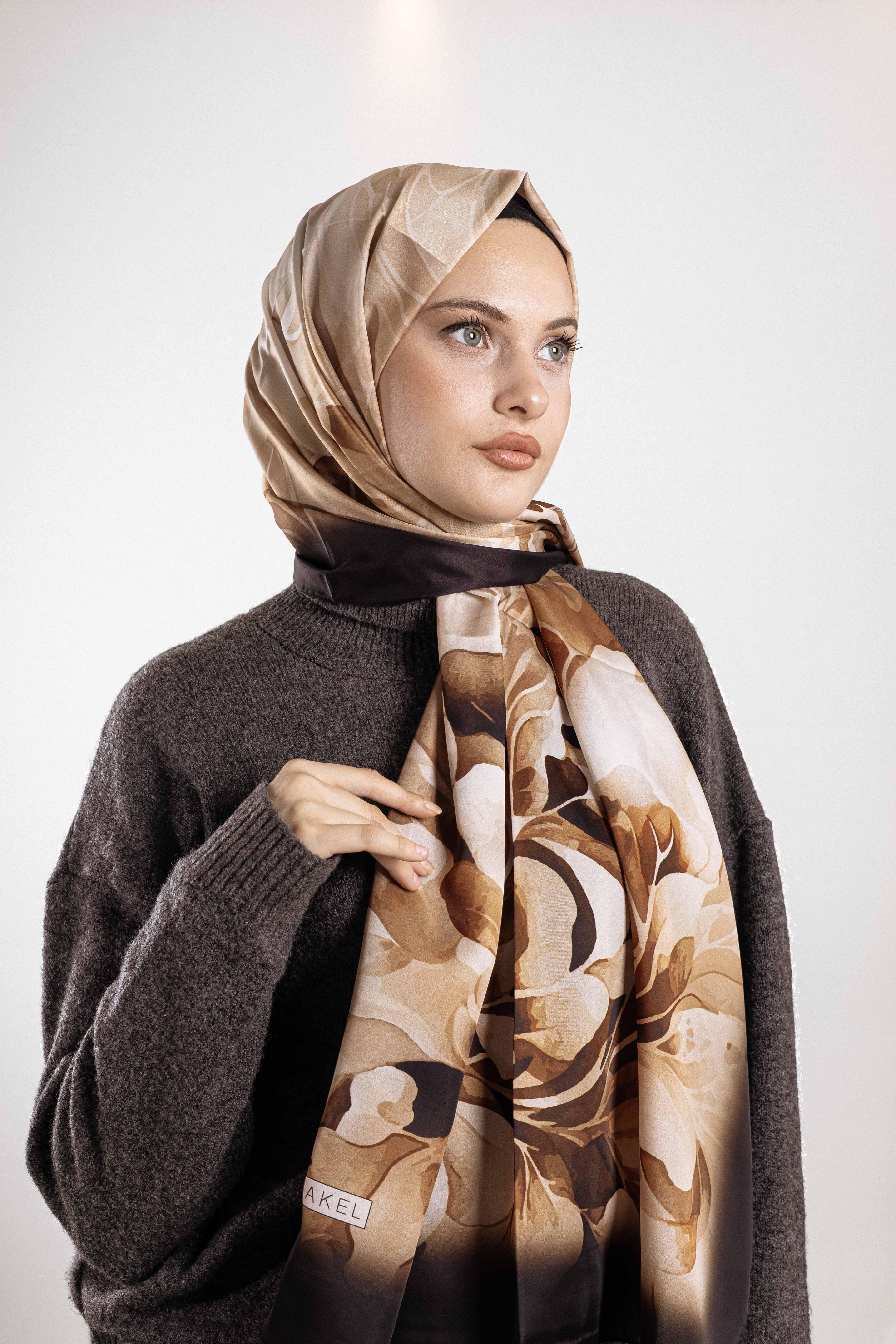 ALFA SİLK ŞAL ÇİÇEK DESEN-1