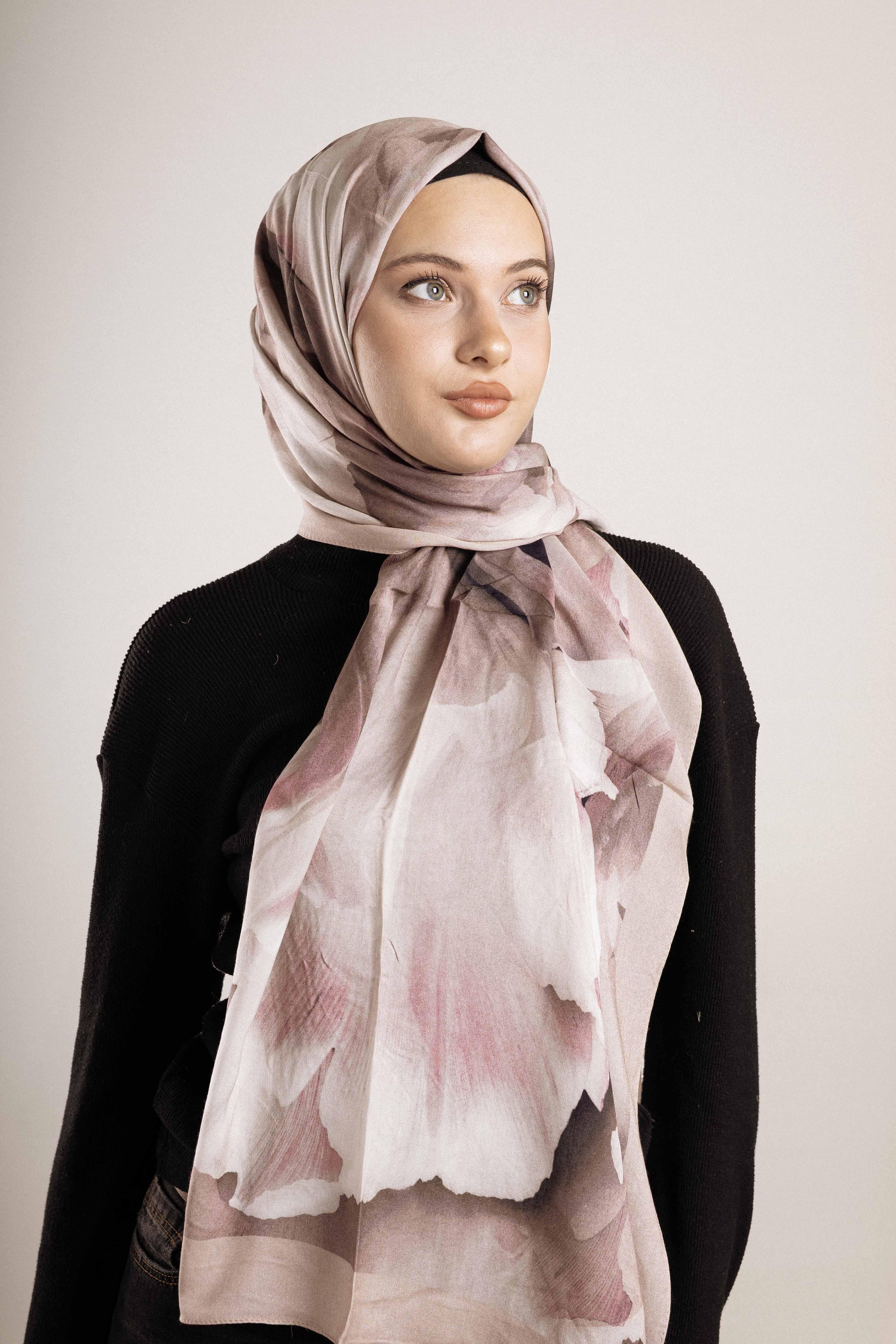 FLOOR İPEK ŞAL İTALYAN DİKİŞİ DESEN-3