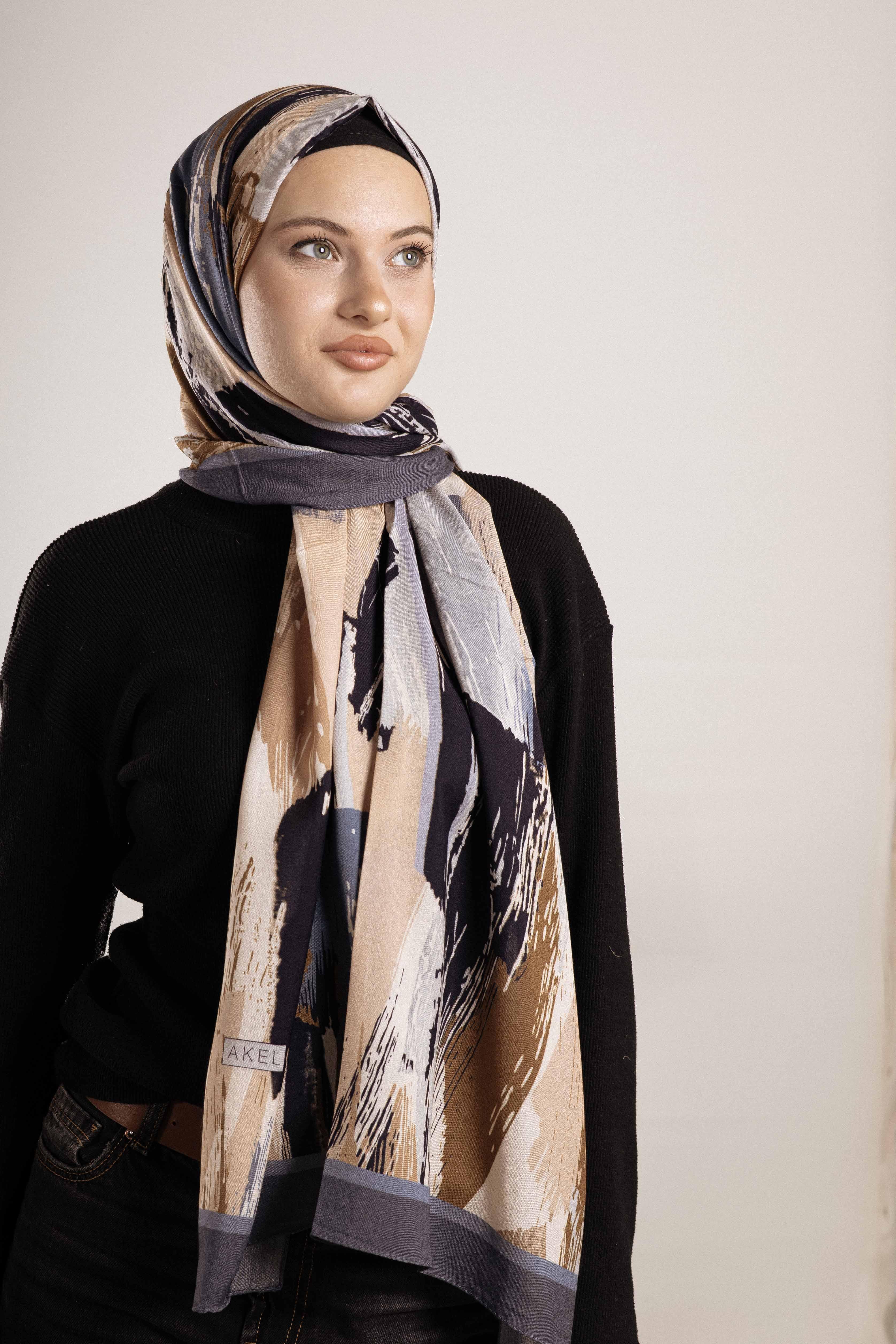 FLOOR İPEK ŞAL İTALYAN DİKİŞİ DESEN-4