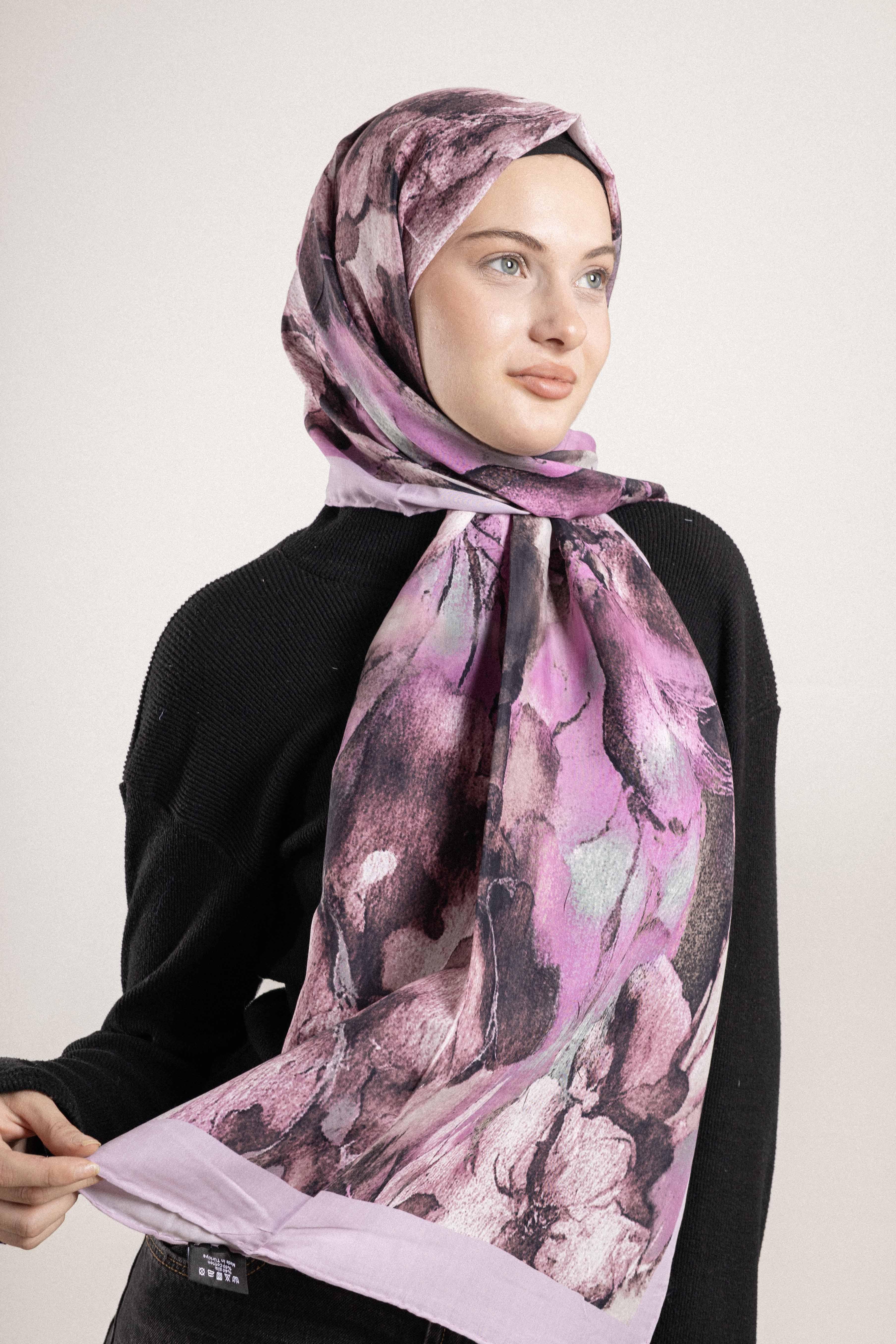 FLOOR İPEK ŞAL EL DİKİŞİ DESEN-2