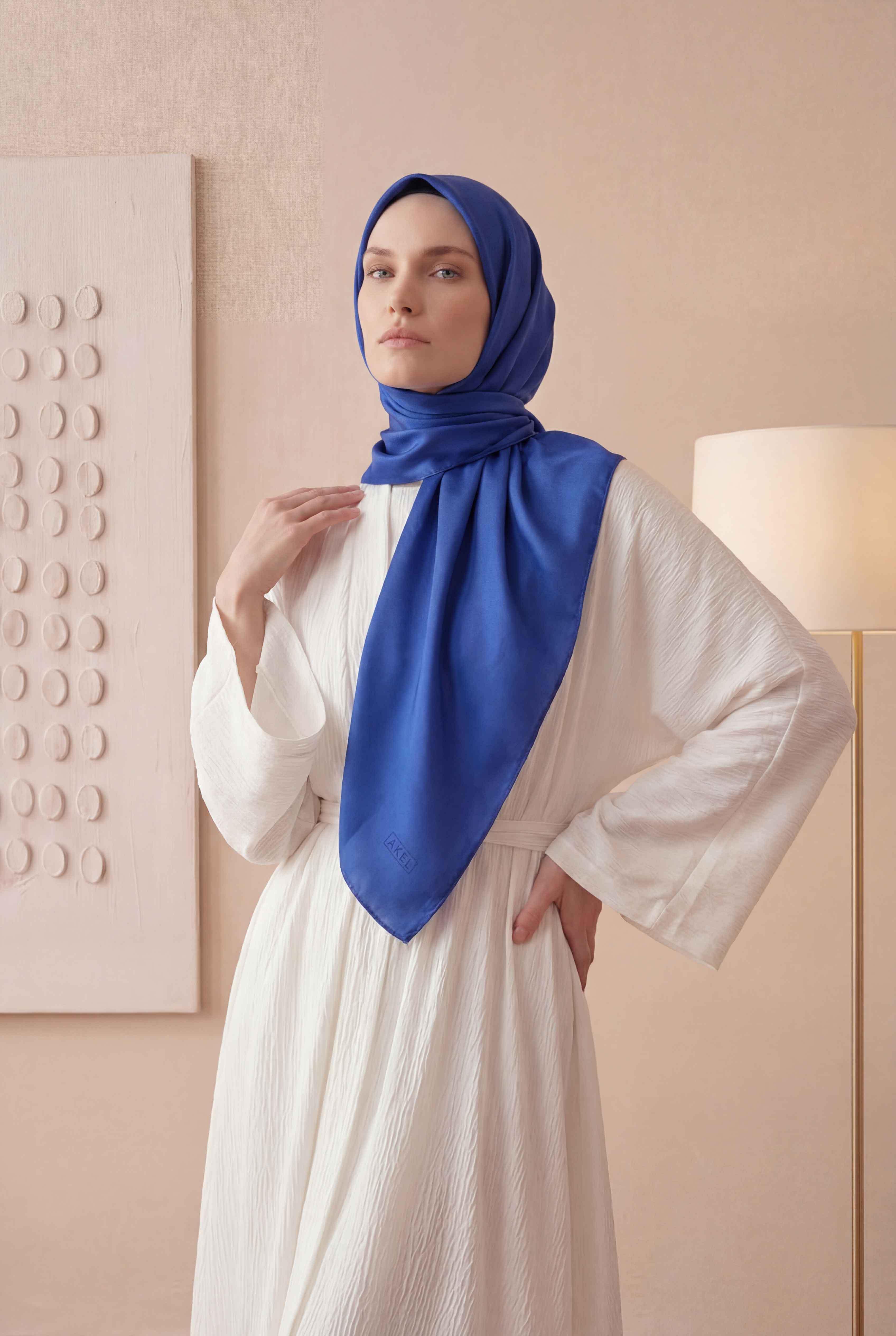 Düz Kristal Kumaş Eşarp - Kaymaz, Şık, Tok Duran | Günlük &amp; Abiye Uyumlu