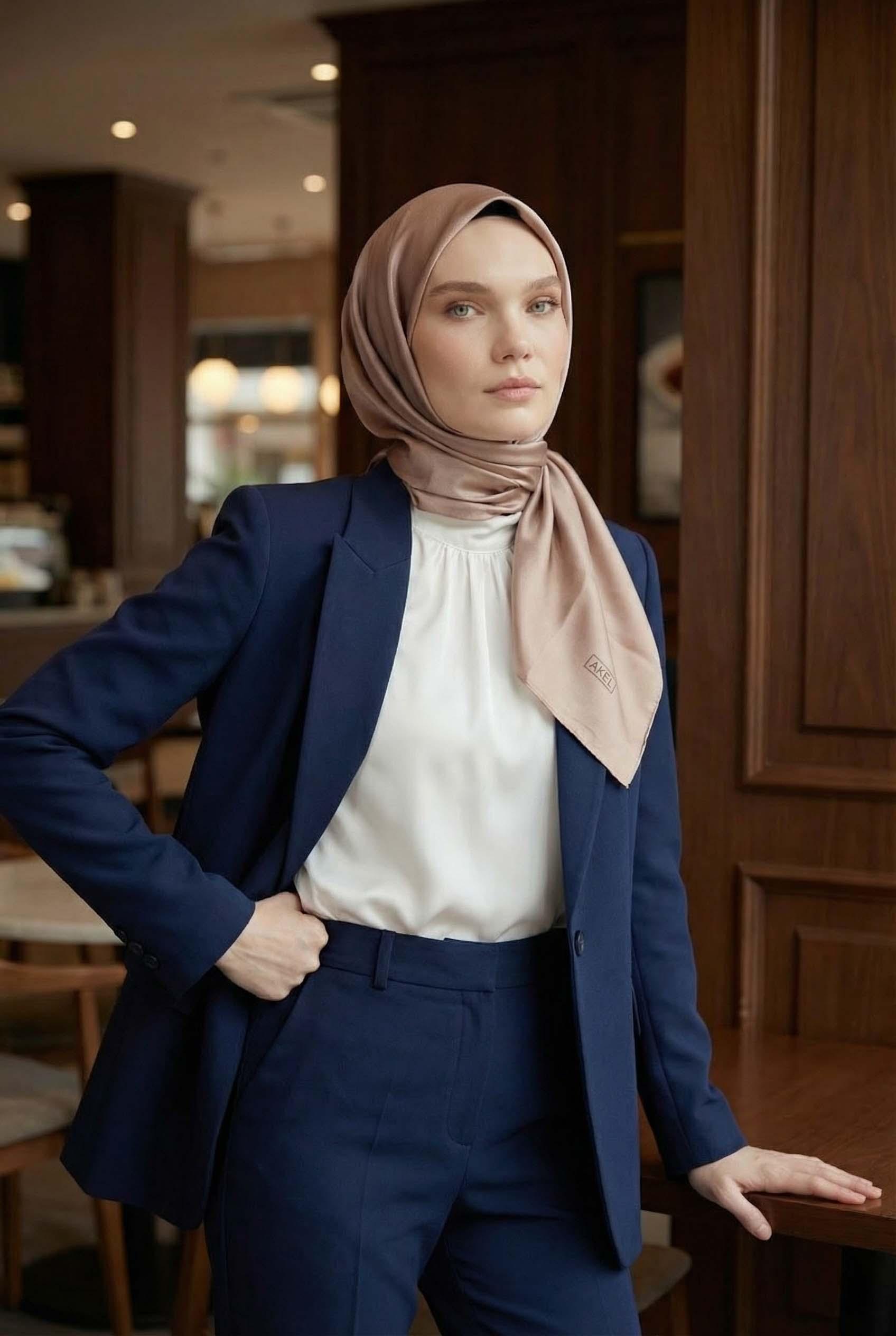 Düz Kristal Kumaş Eşarp - Kaymaz, Şık, Tok Duran | Günlük &amp; Abiye Uyumlu