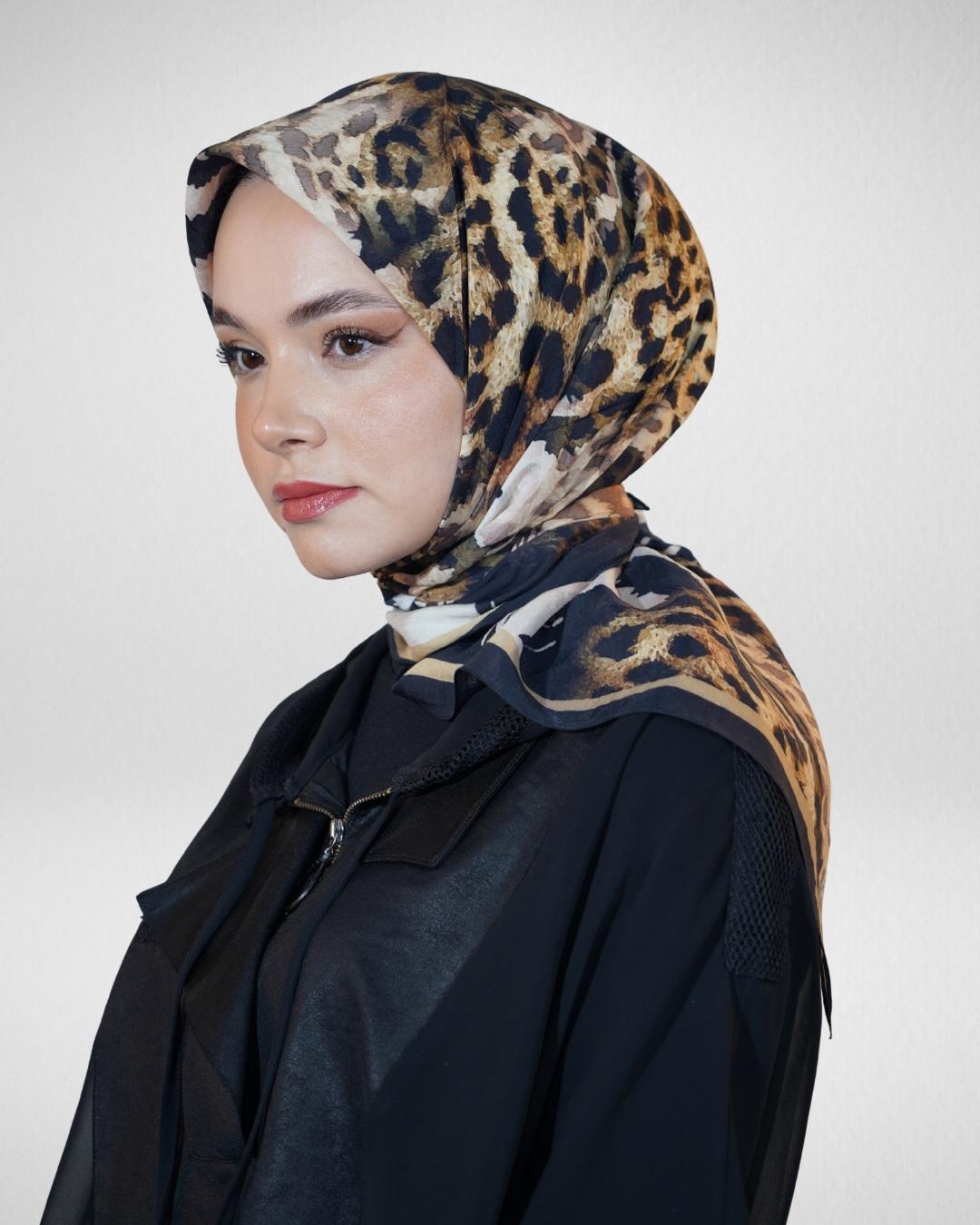 Spring Eşarp Leopar Yeni Desen-2