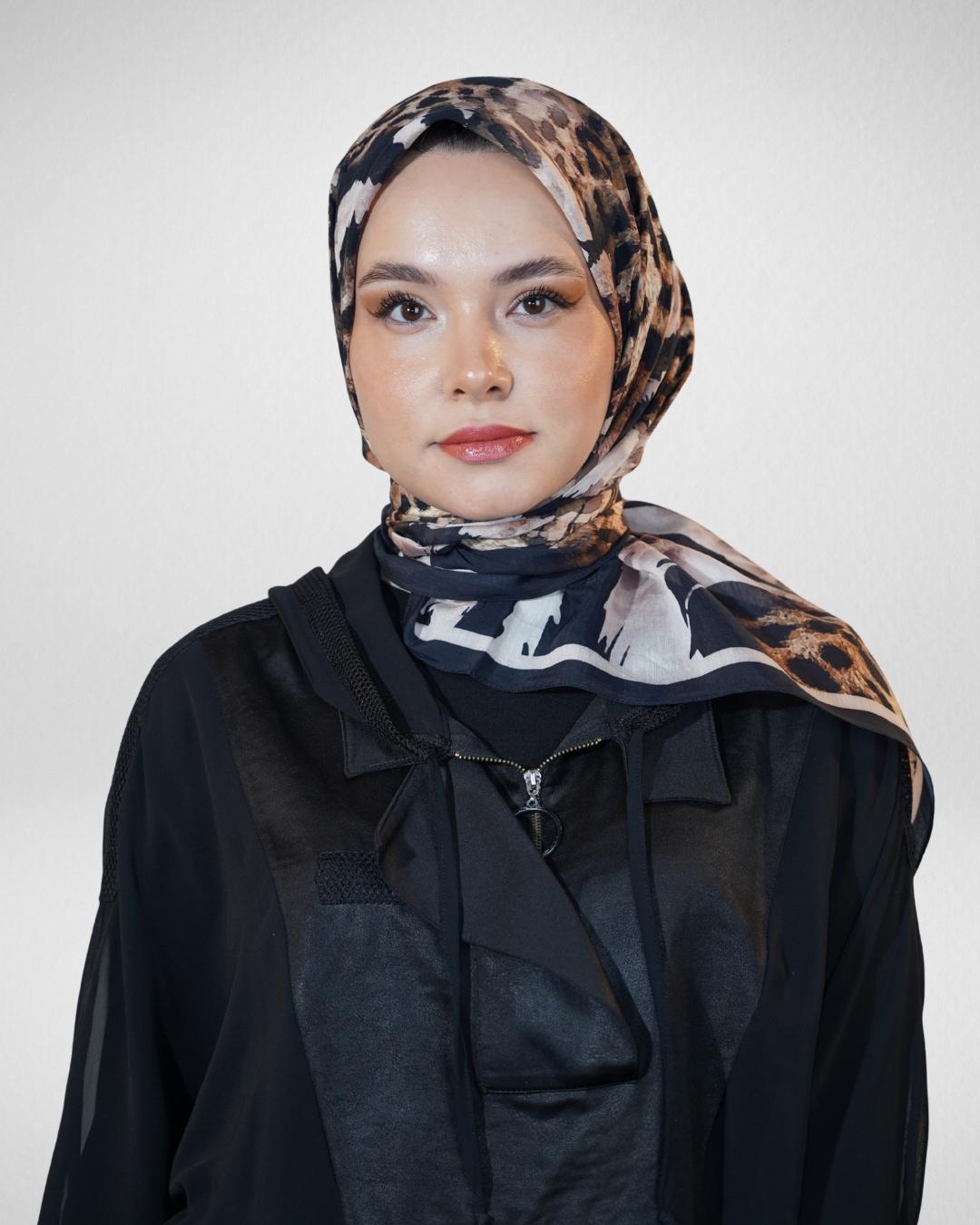 Spring Eşarp Leopar Yeni Desen-2