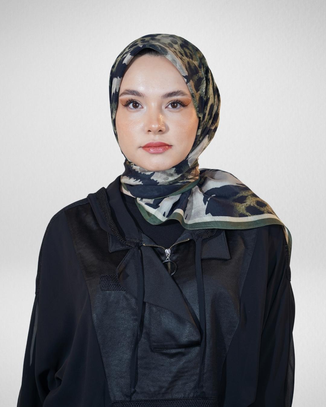 Spring Eşarp Leopar Yeni Desen-2