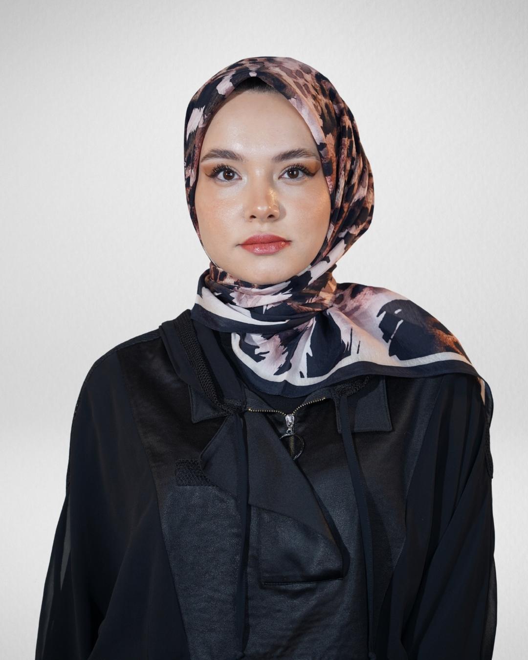 Spring Eşarp Leopar Yeni Desen-2