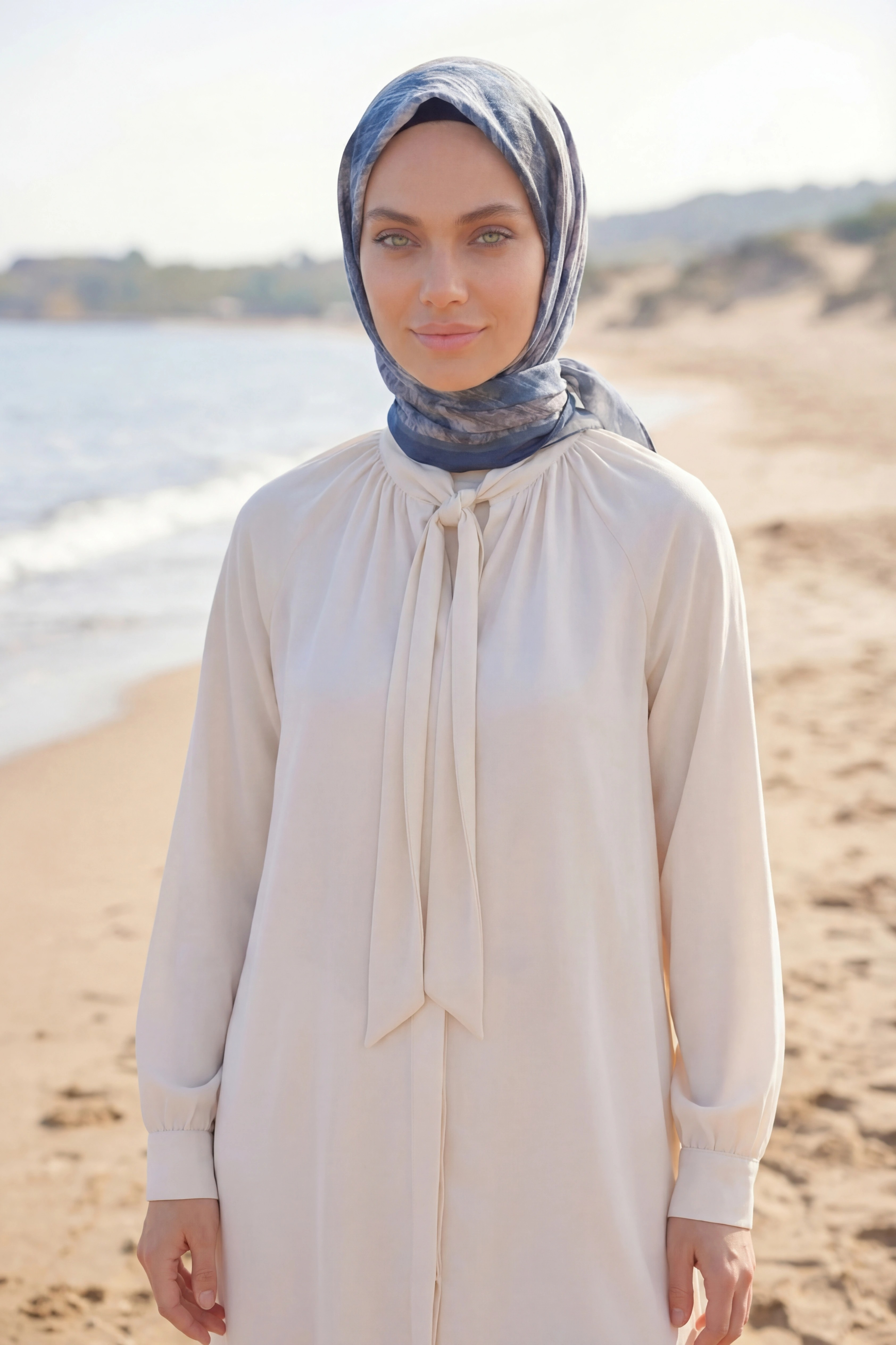 Dijital Soft Fırça Desen Eşarp