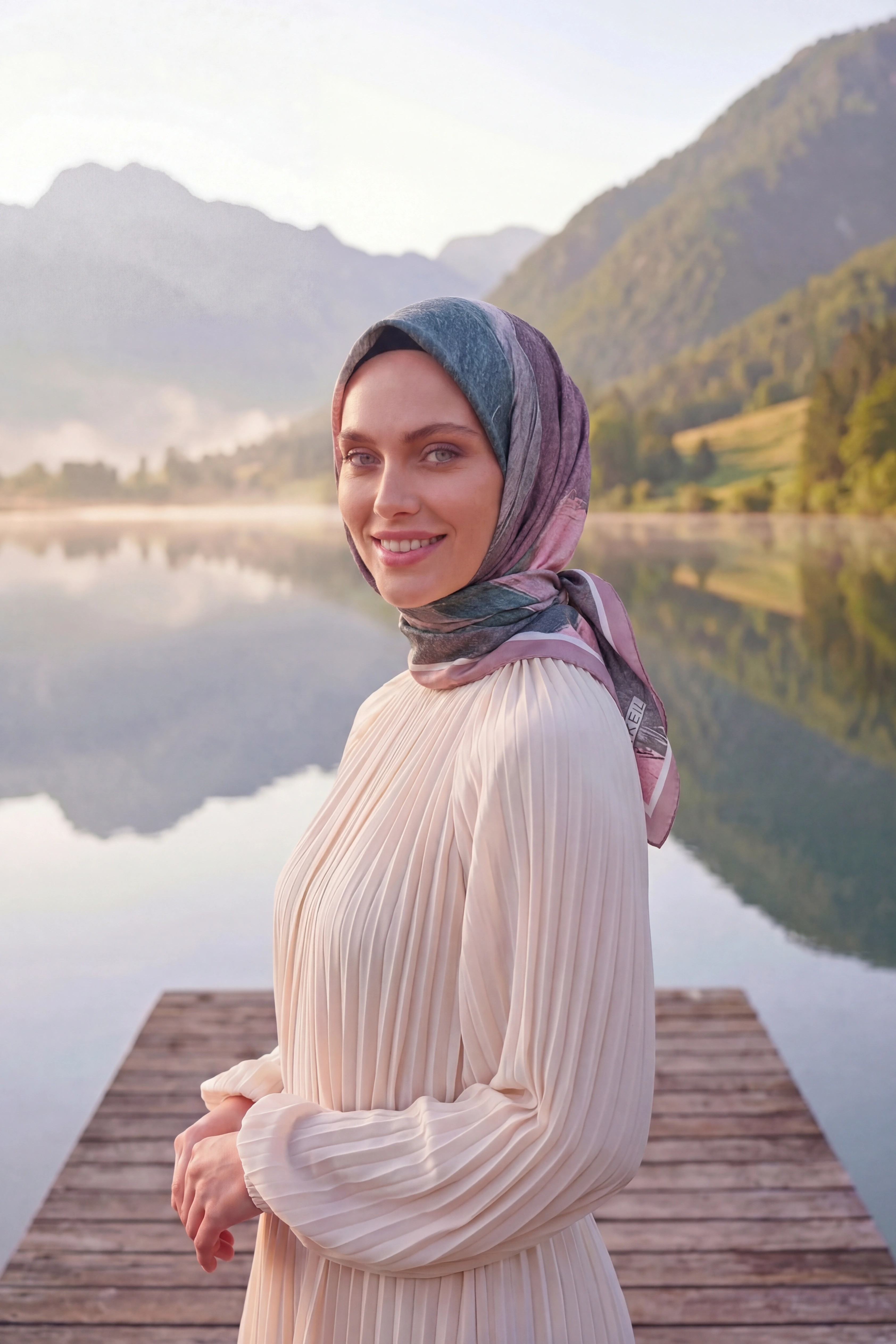 Dijital Kristal Eşarp Yeni Desen-1