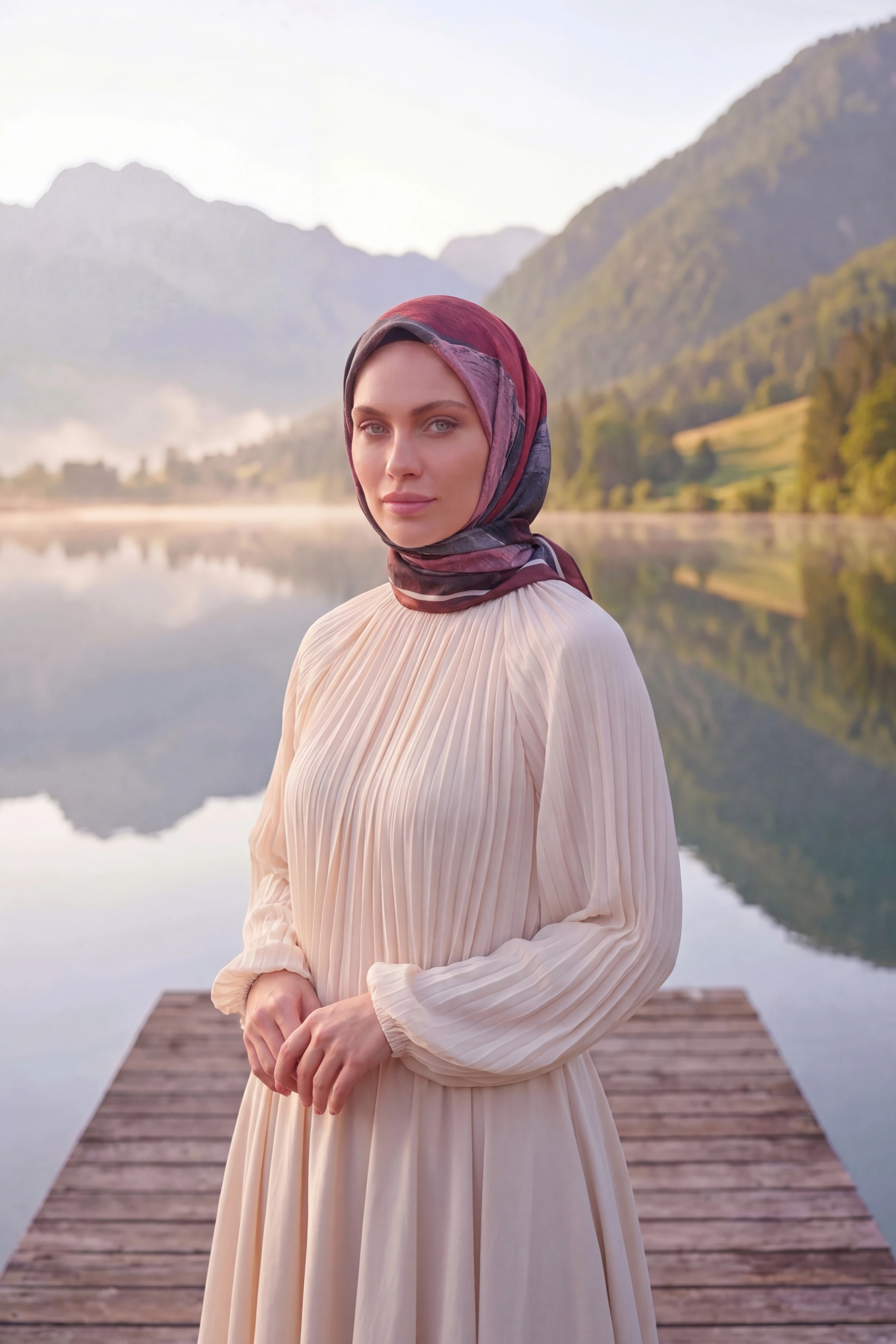 Dijital Kristal Eşarp Yeni Desen-1