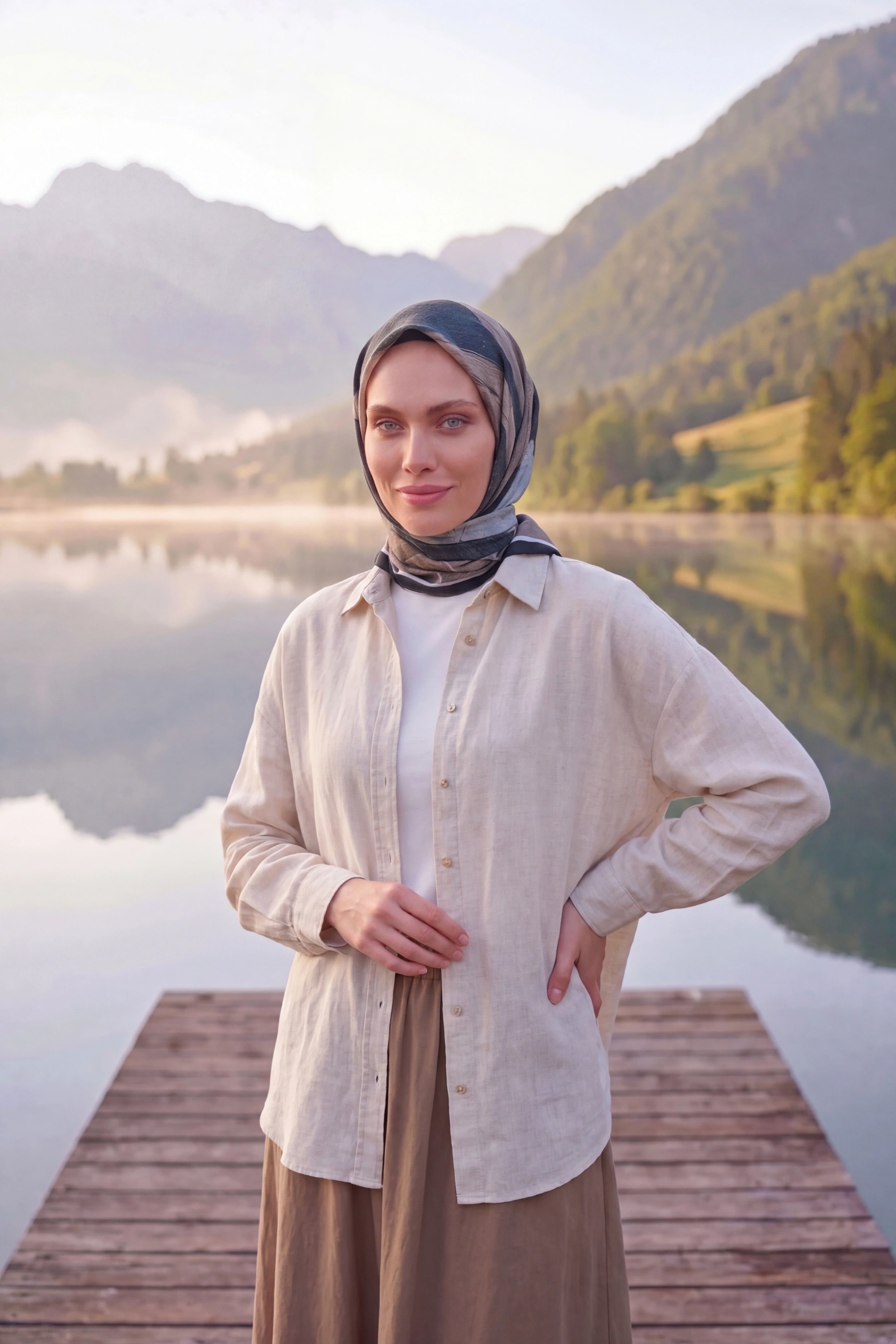 Dijital Kristal Eşarp Yeni Desen-1