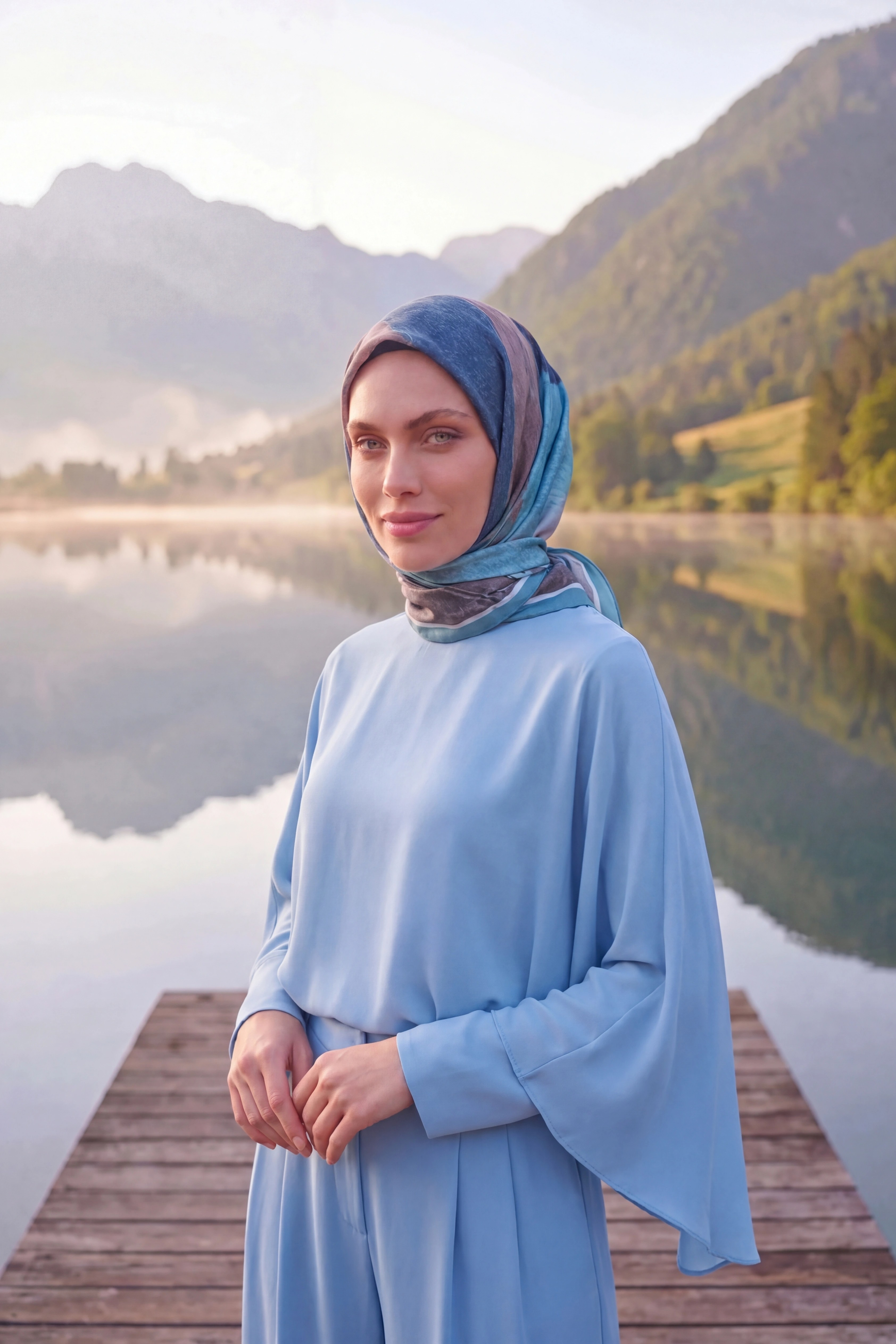 Dijital Kristal Eşarp Yeni Desen-1