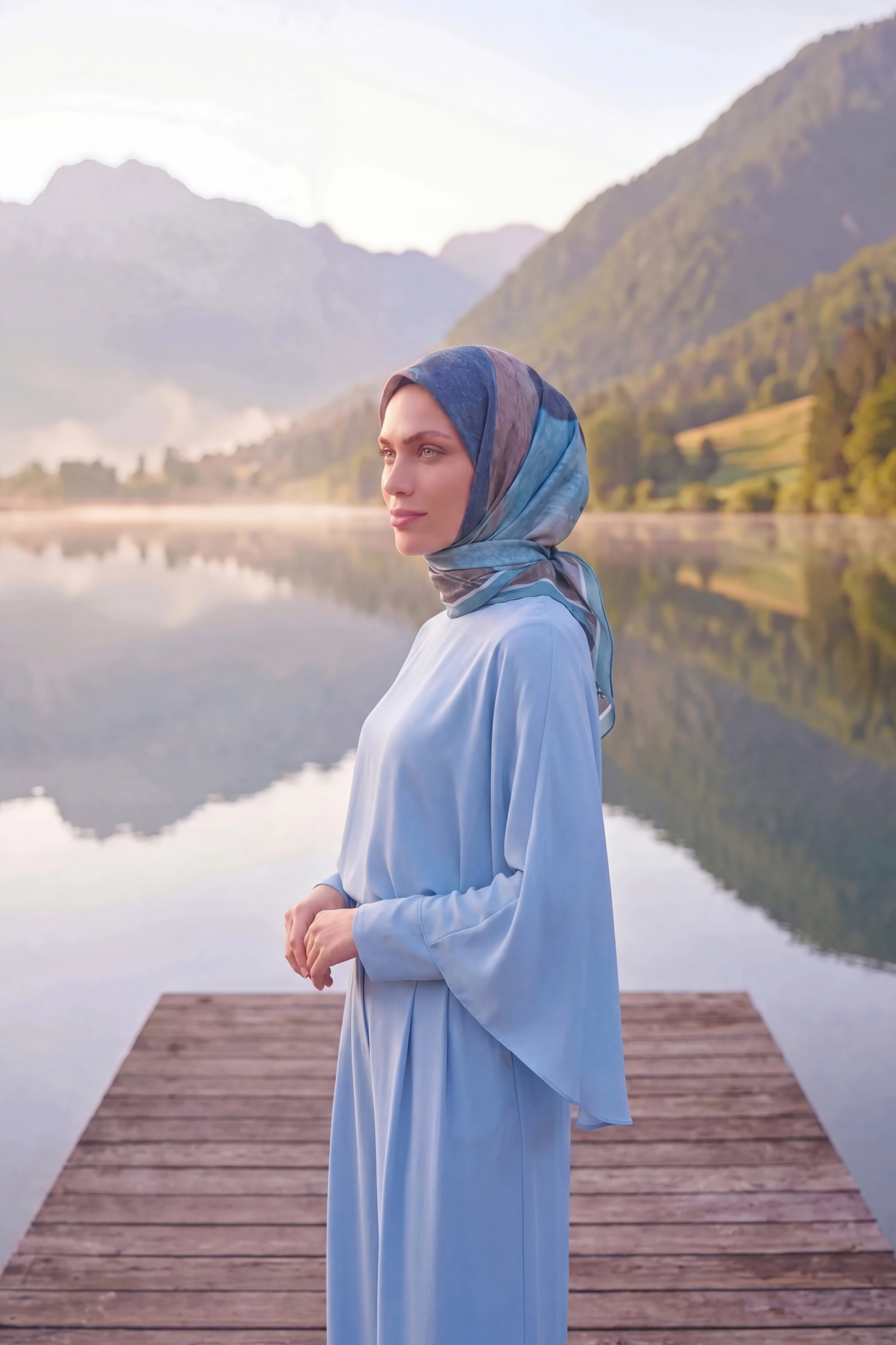 Dijital Kristal Eşarp Yeni Desen-1