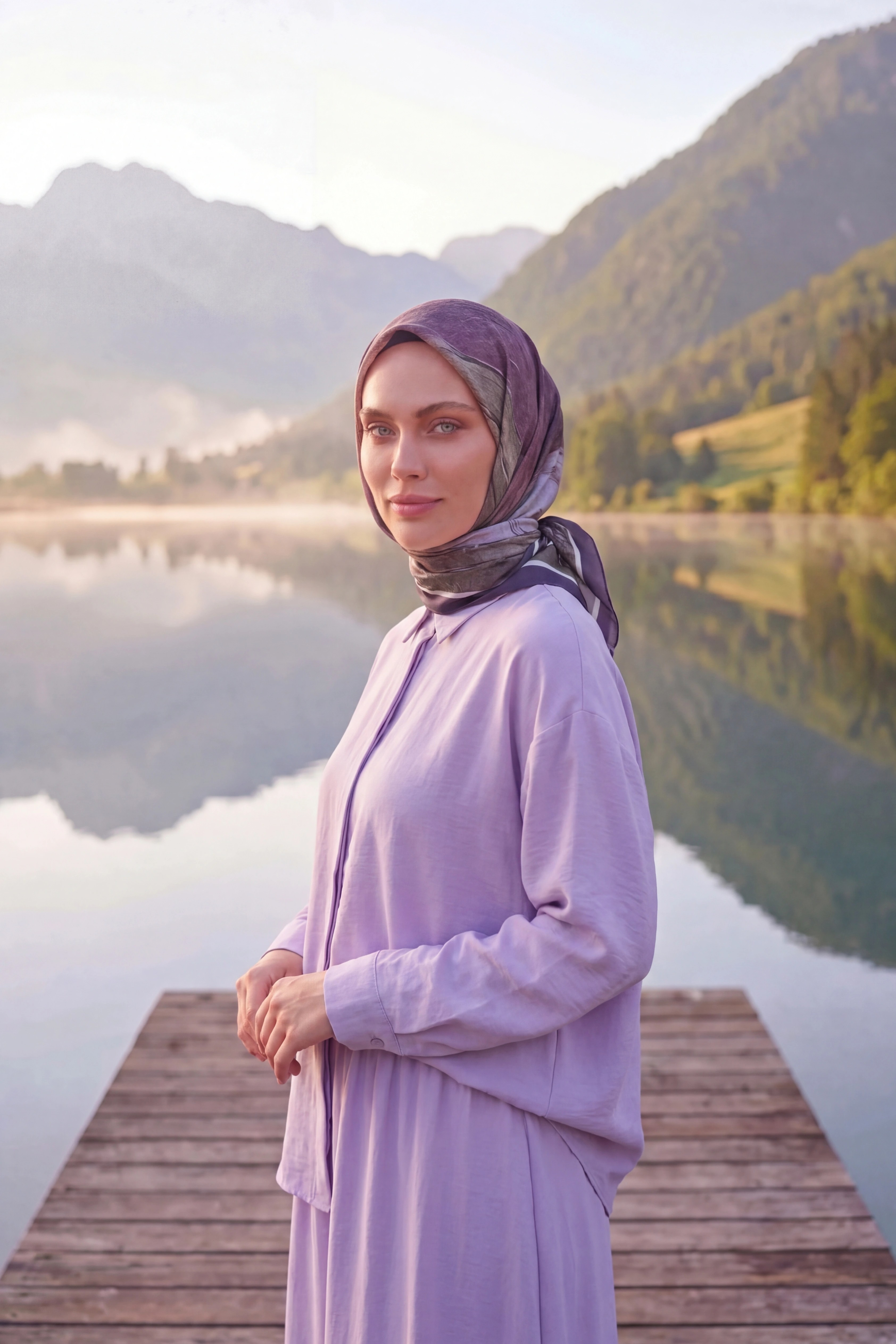 Dijital Kristal Eşarp Yeni Desen-1