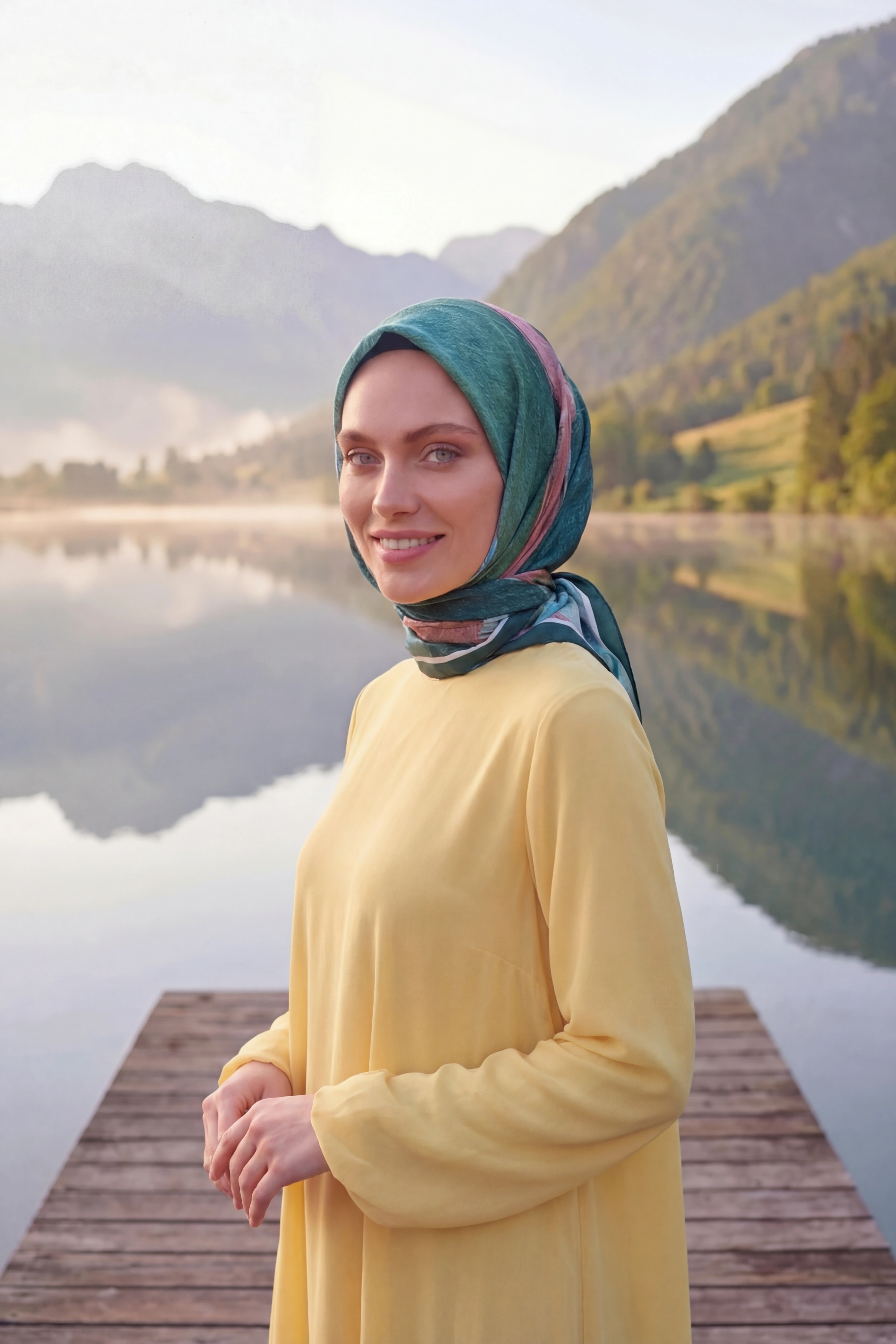 Dijital Kristal Eşarp Yeni Desen-1