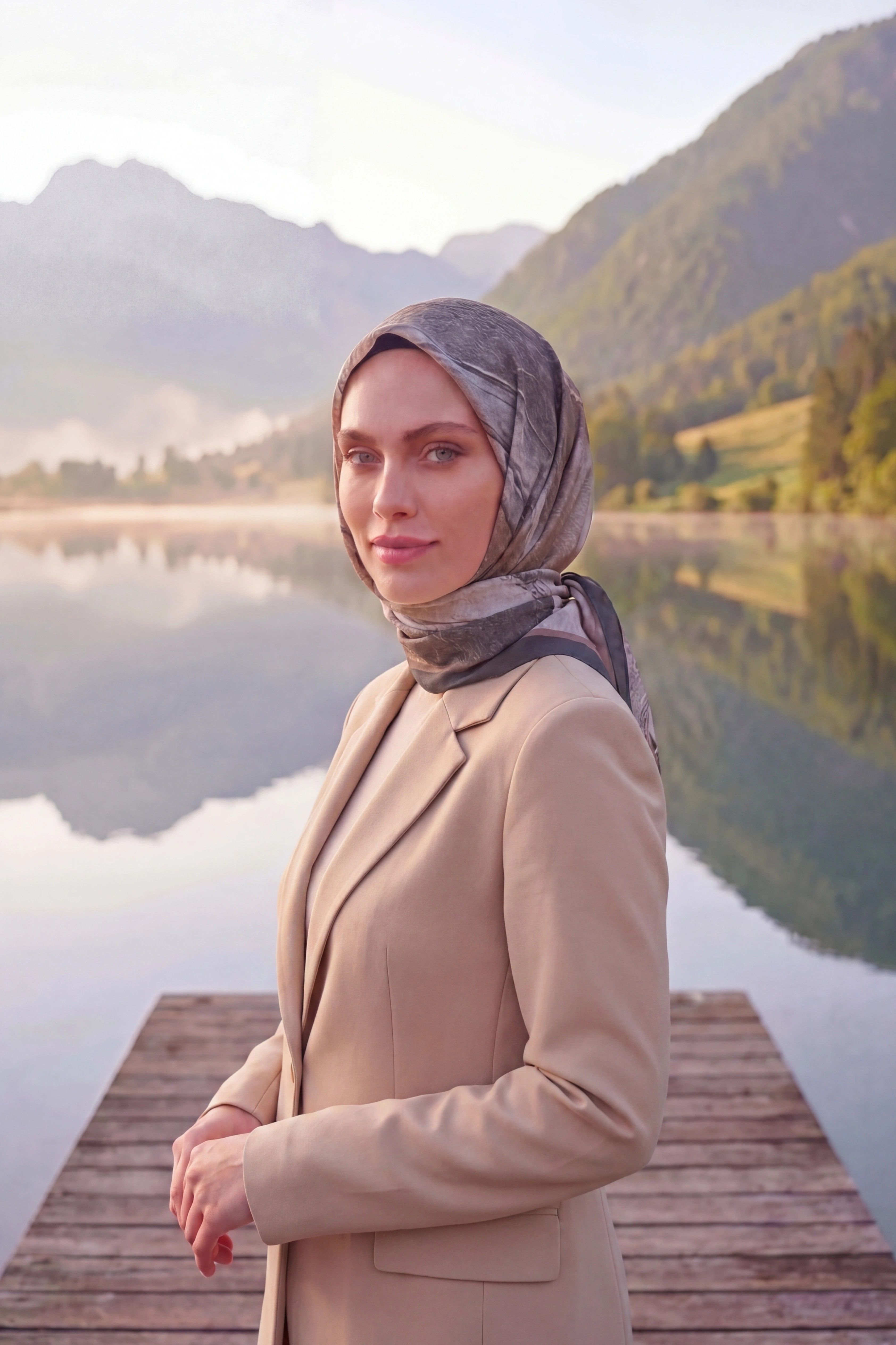 Dijital Kristal Eşarp Yeni Desen-1