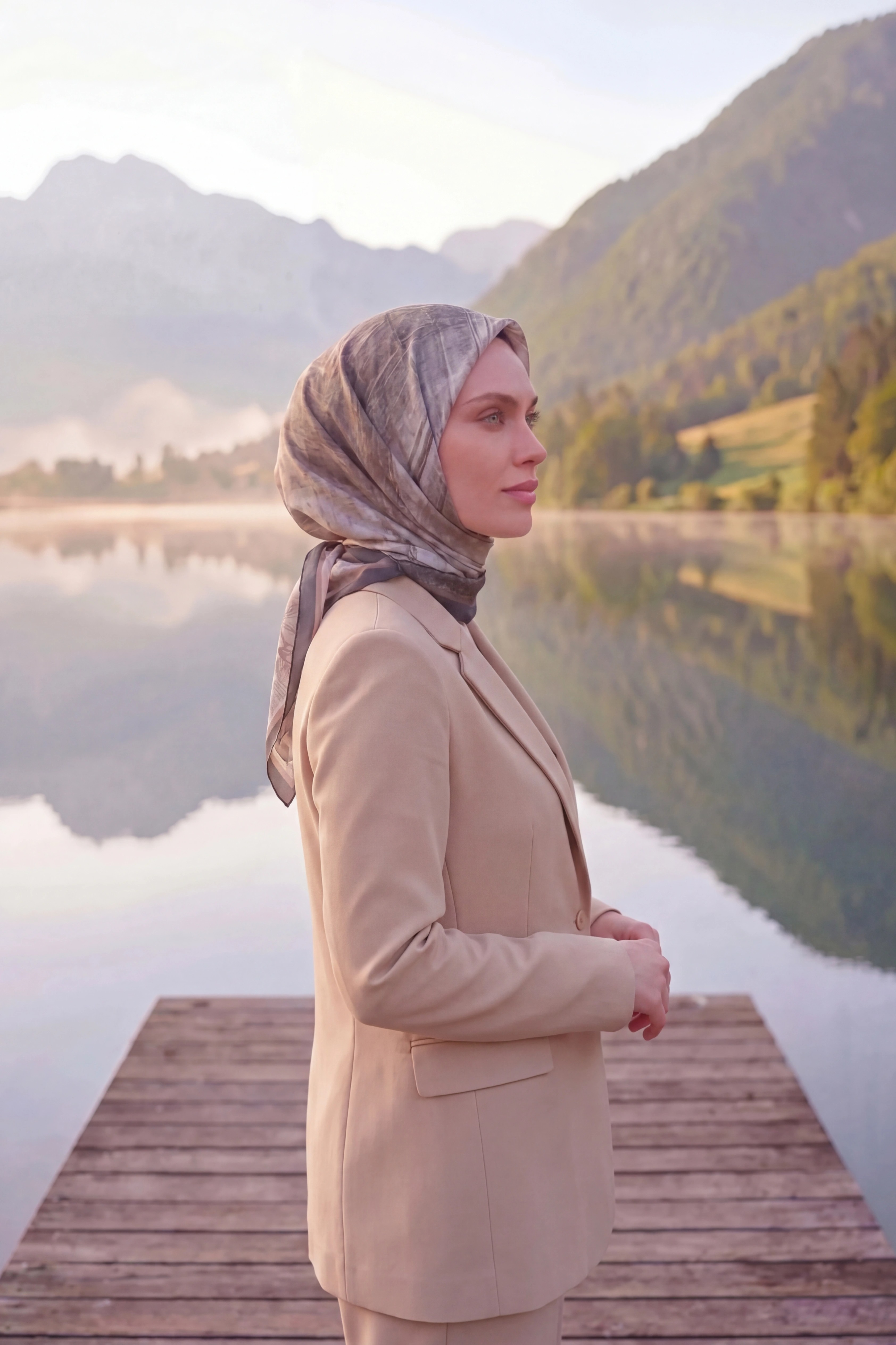 Dijital Kristal Eşarp Yeni Desen-1