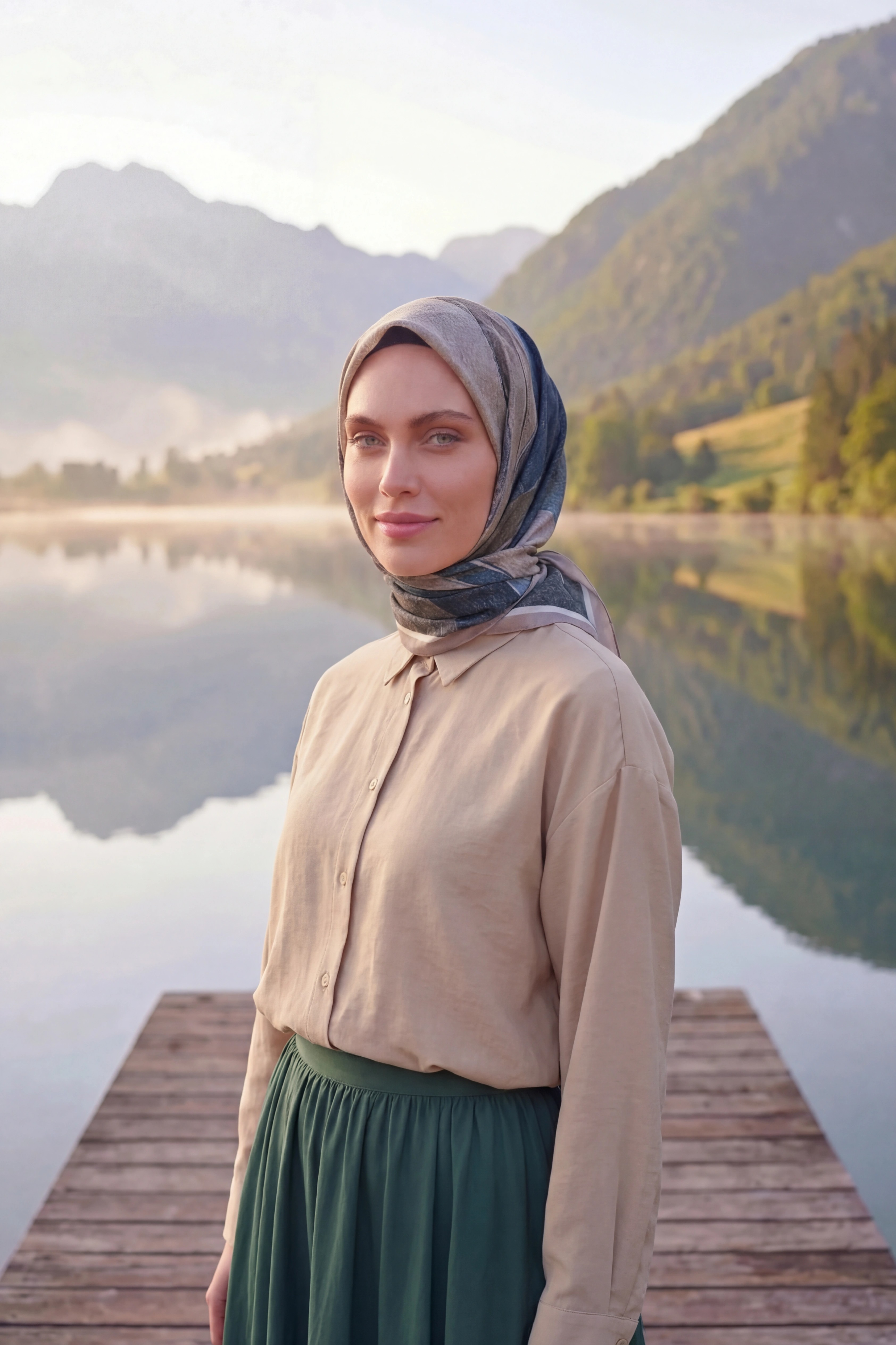 Dijital Kristal Eşarp Yeni Desen-1