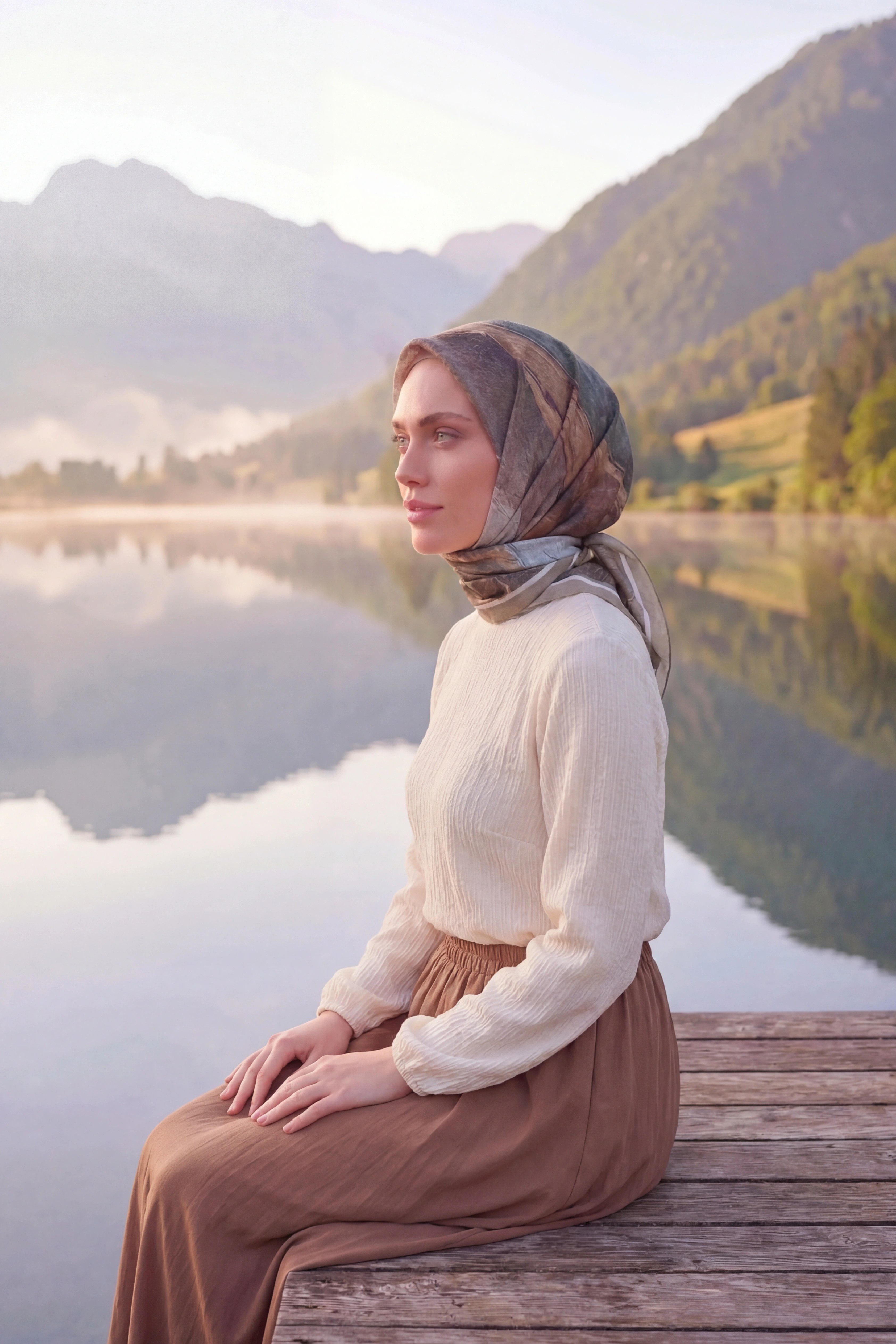 Dijital Kristal Eşarp Yeni Desen-1