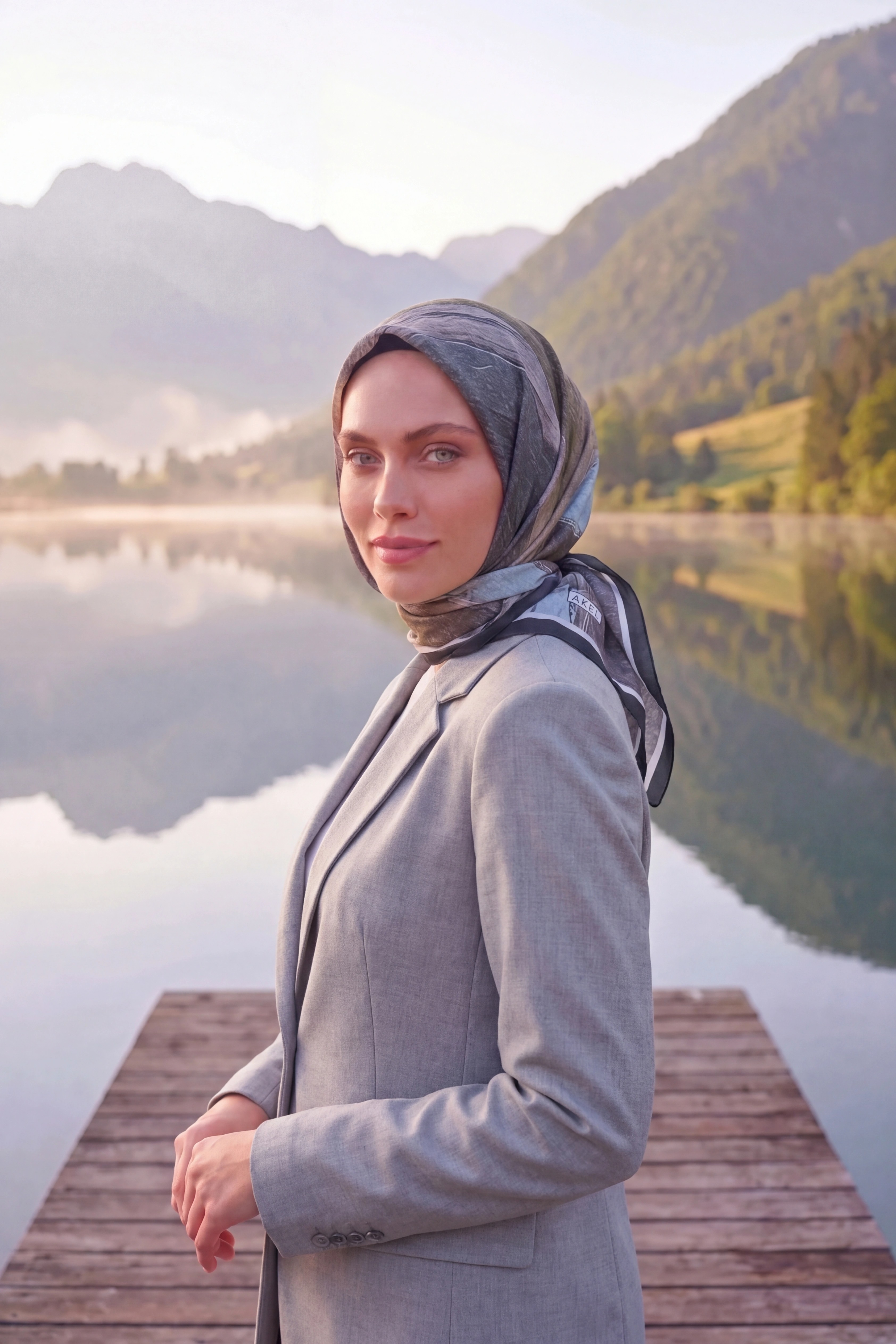 Dijital Kristal Eşarp Yeni Desen-1