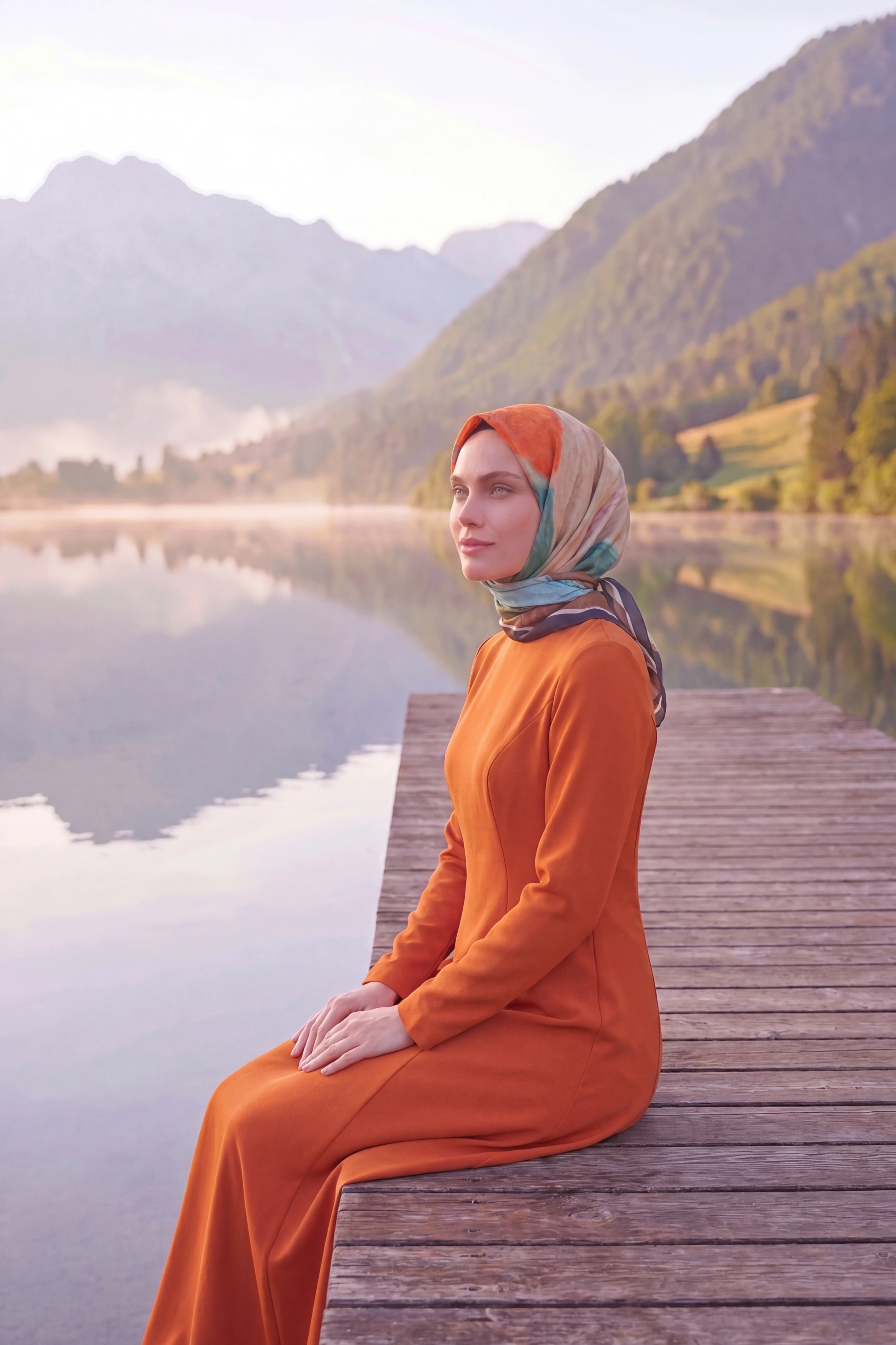 Dijital Kristal Eşarp Yeni Desen-1