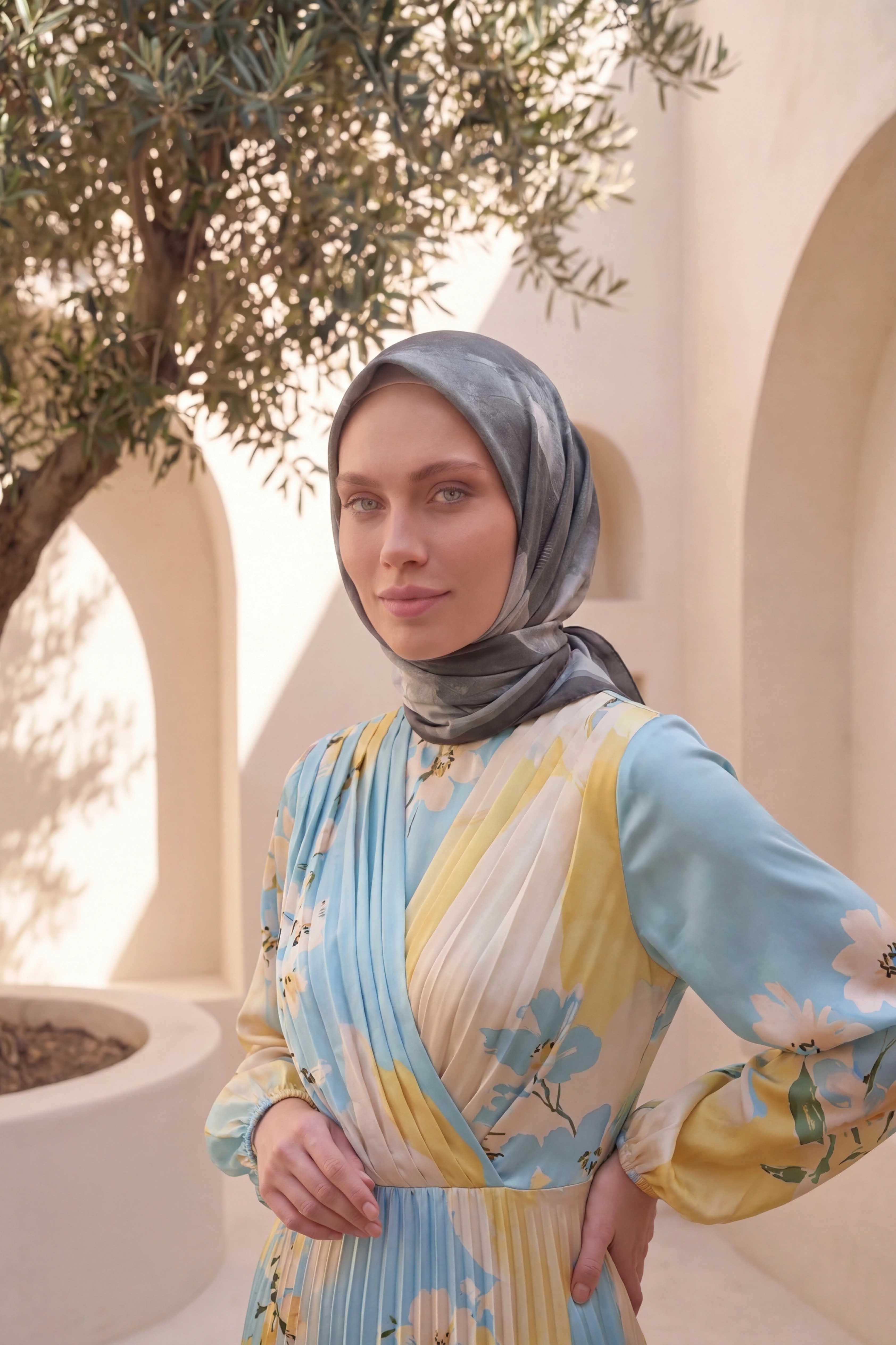 Dijital Kristal Eşarp Yeni Desen-2