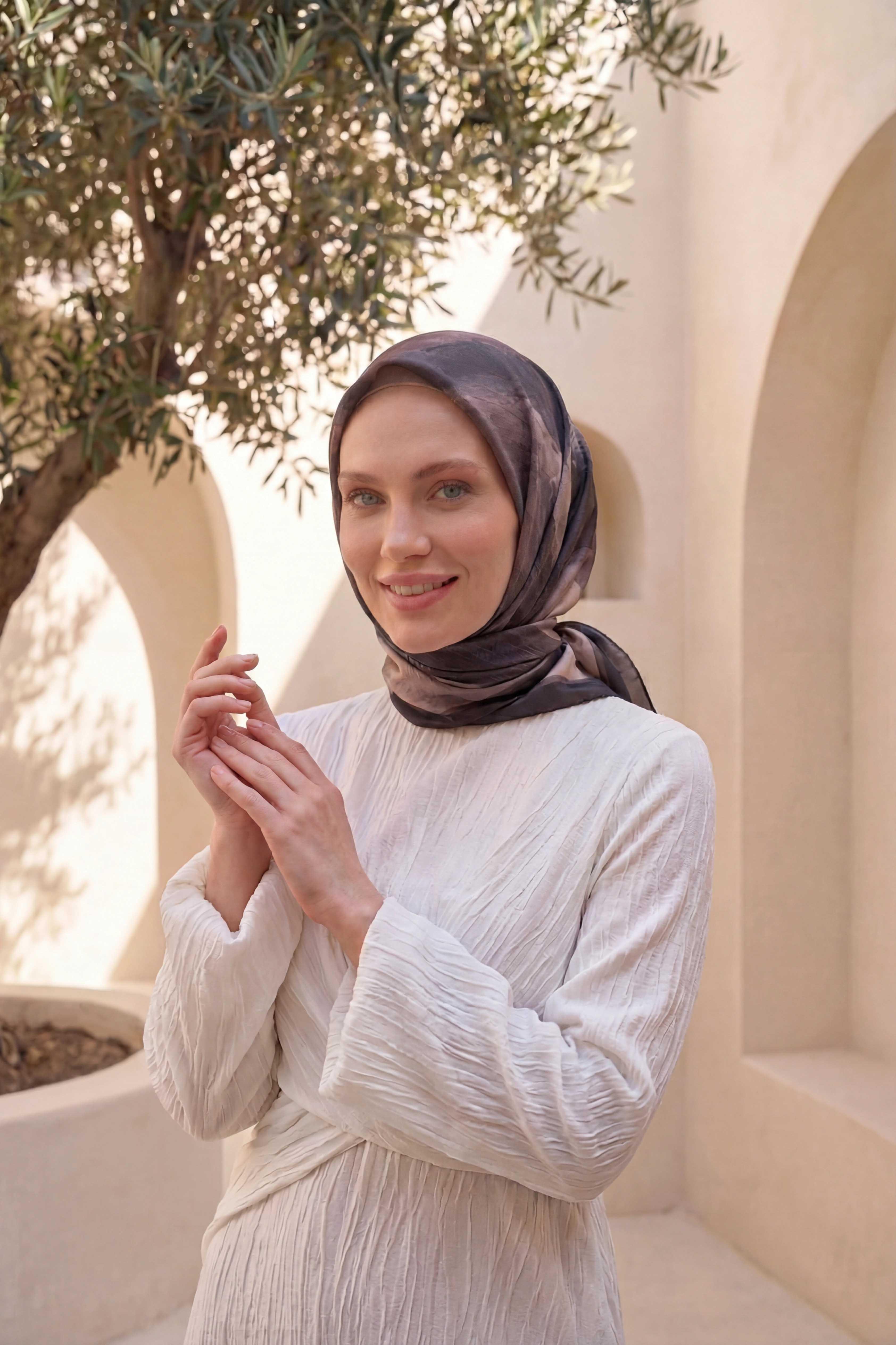 Dijital Kristal Eşarp Yeni Desen-2