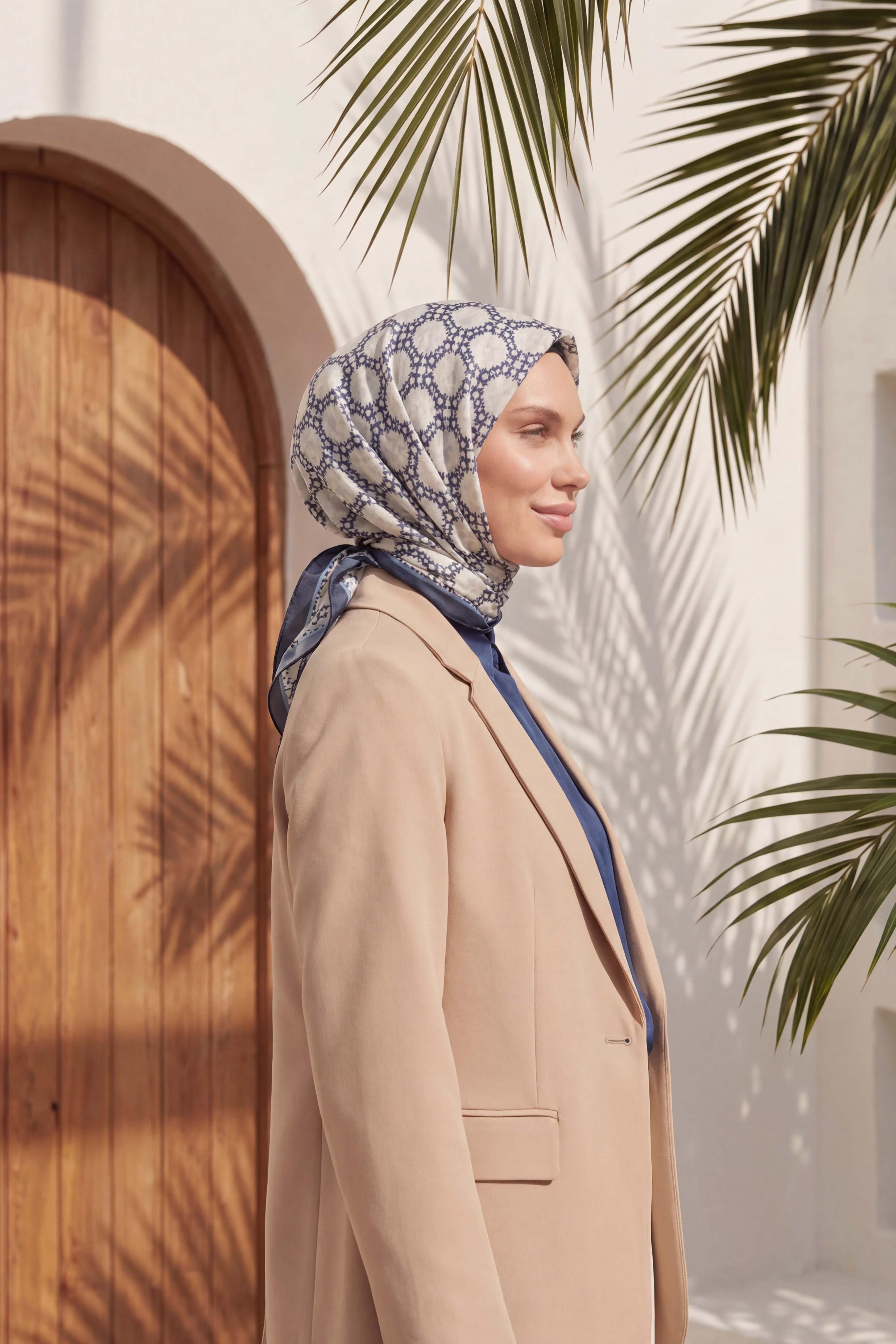 Dijital Kristal Eşarp Yeni Desen-3