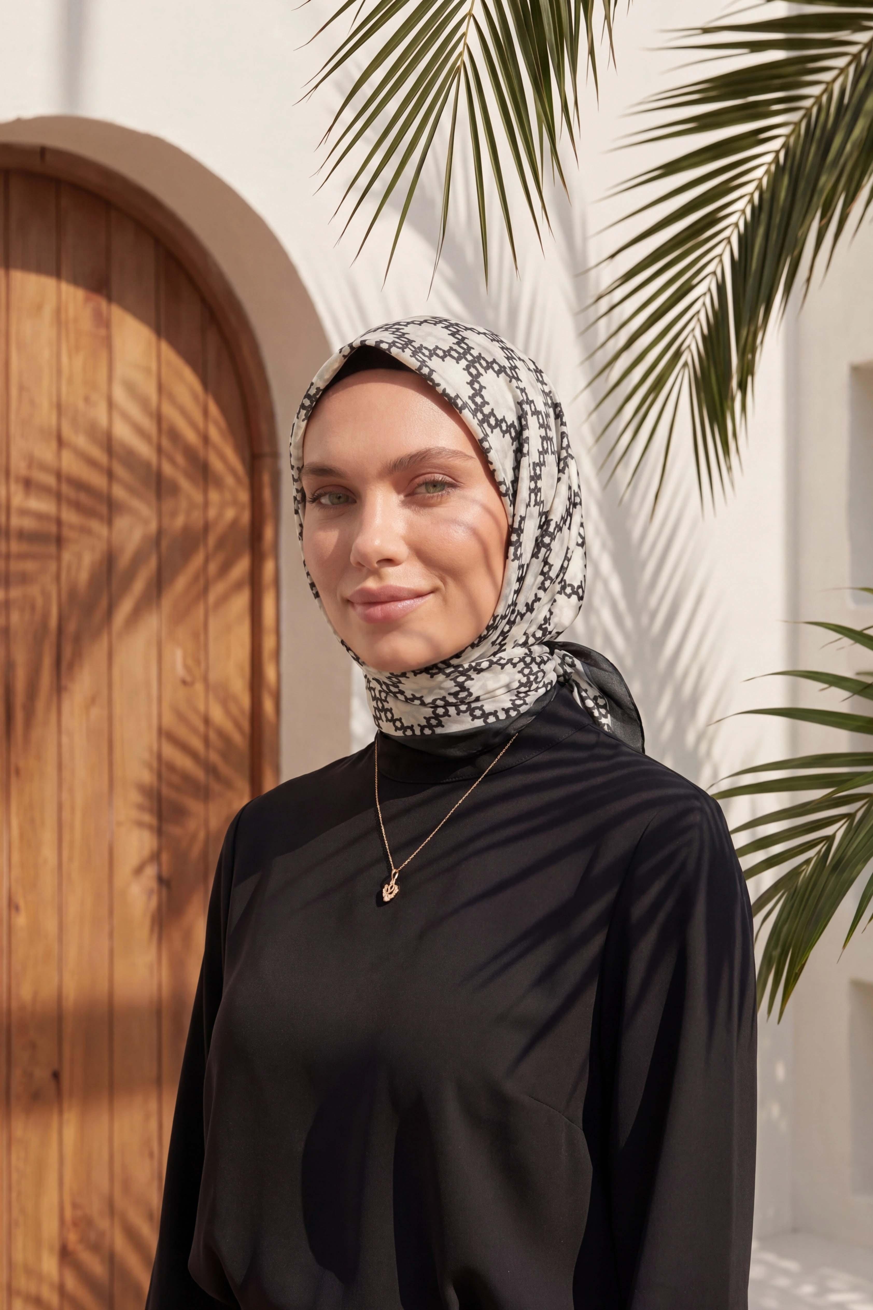 Dijital Kristal Eşarp Yeni Desen-3