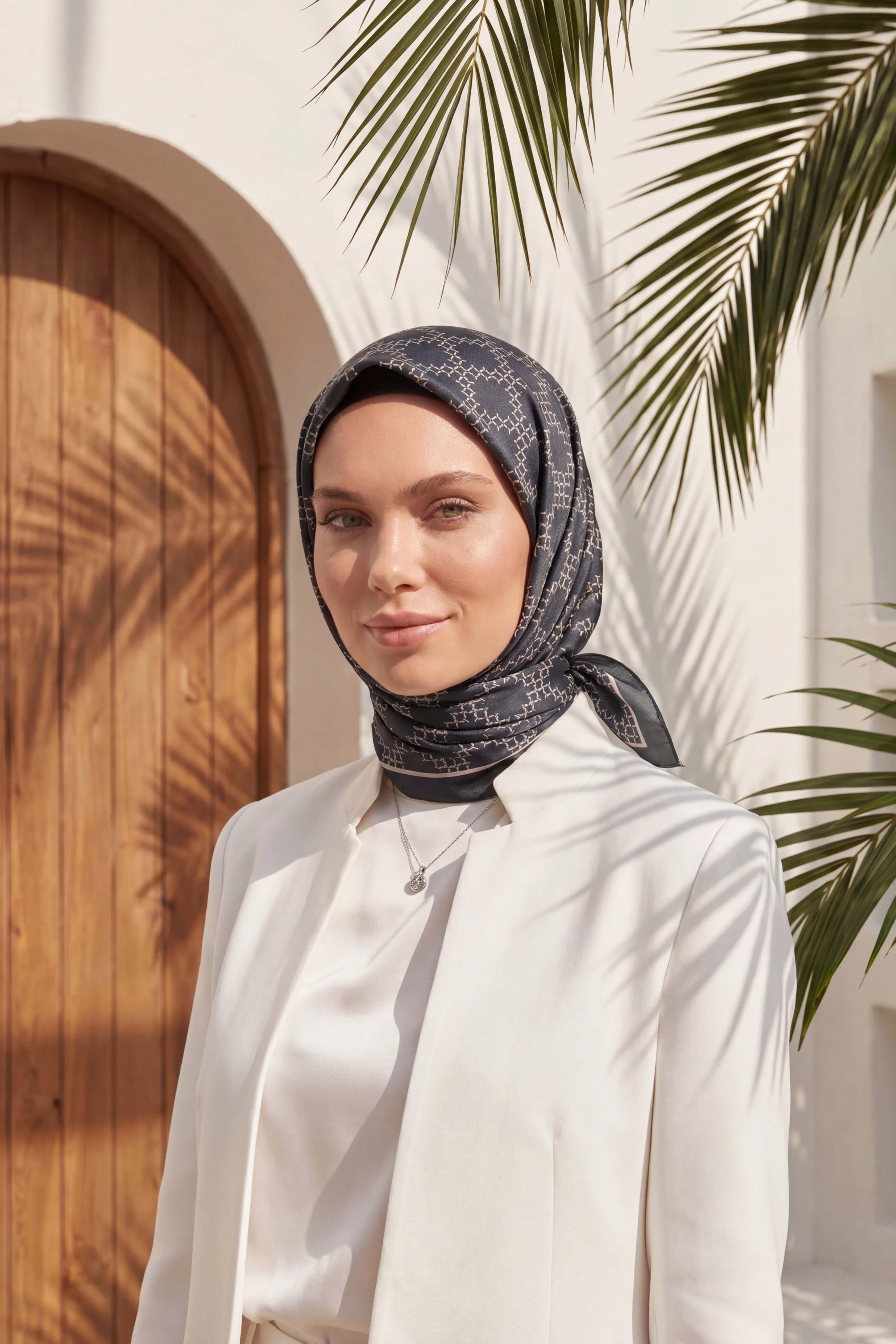 Dijital Kristal Eşarp Yeni Desen-3