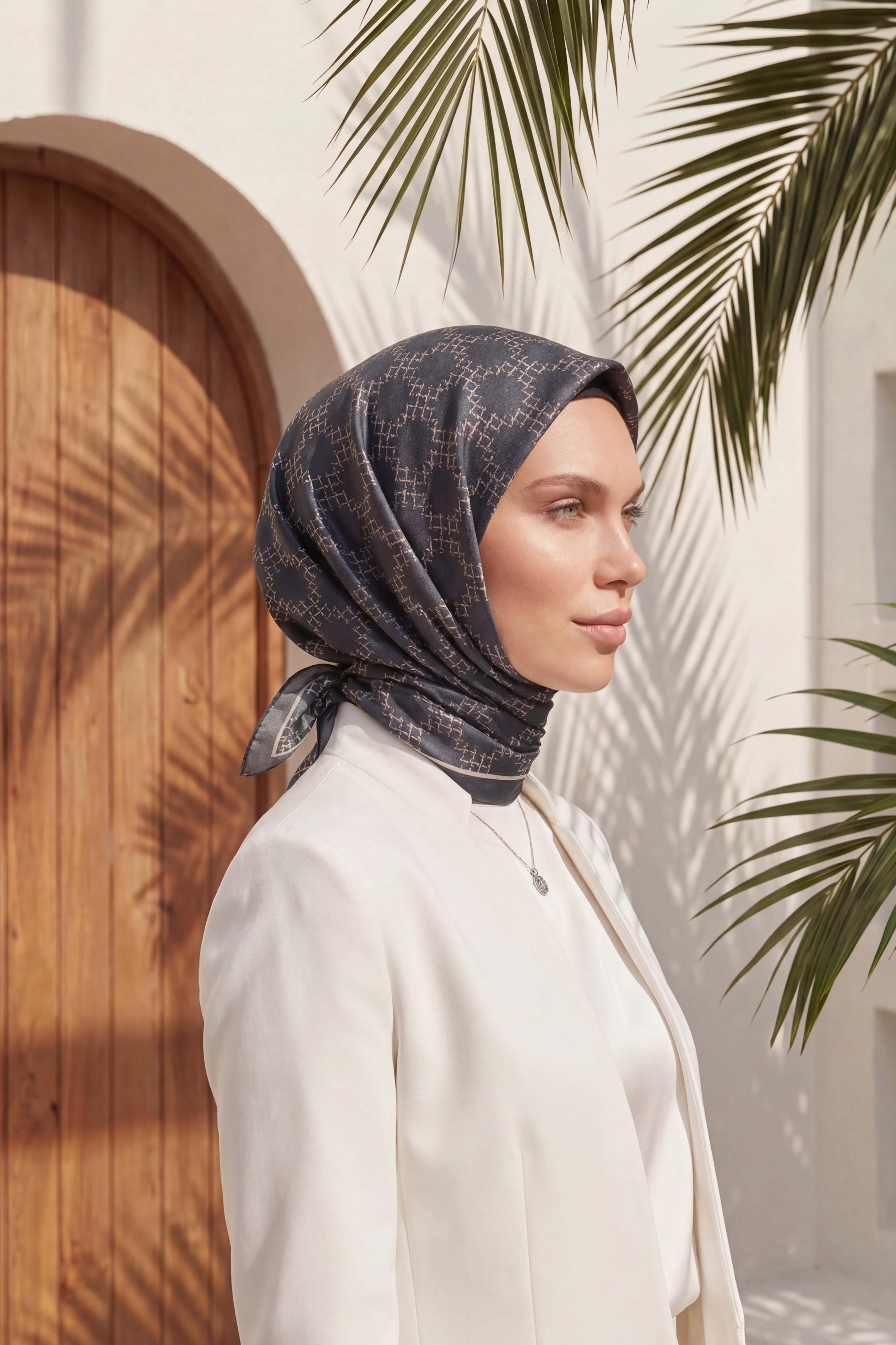 Dijital Kristal Eşarp Yeni Desen-3