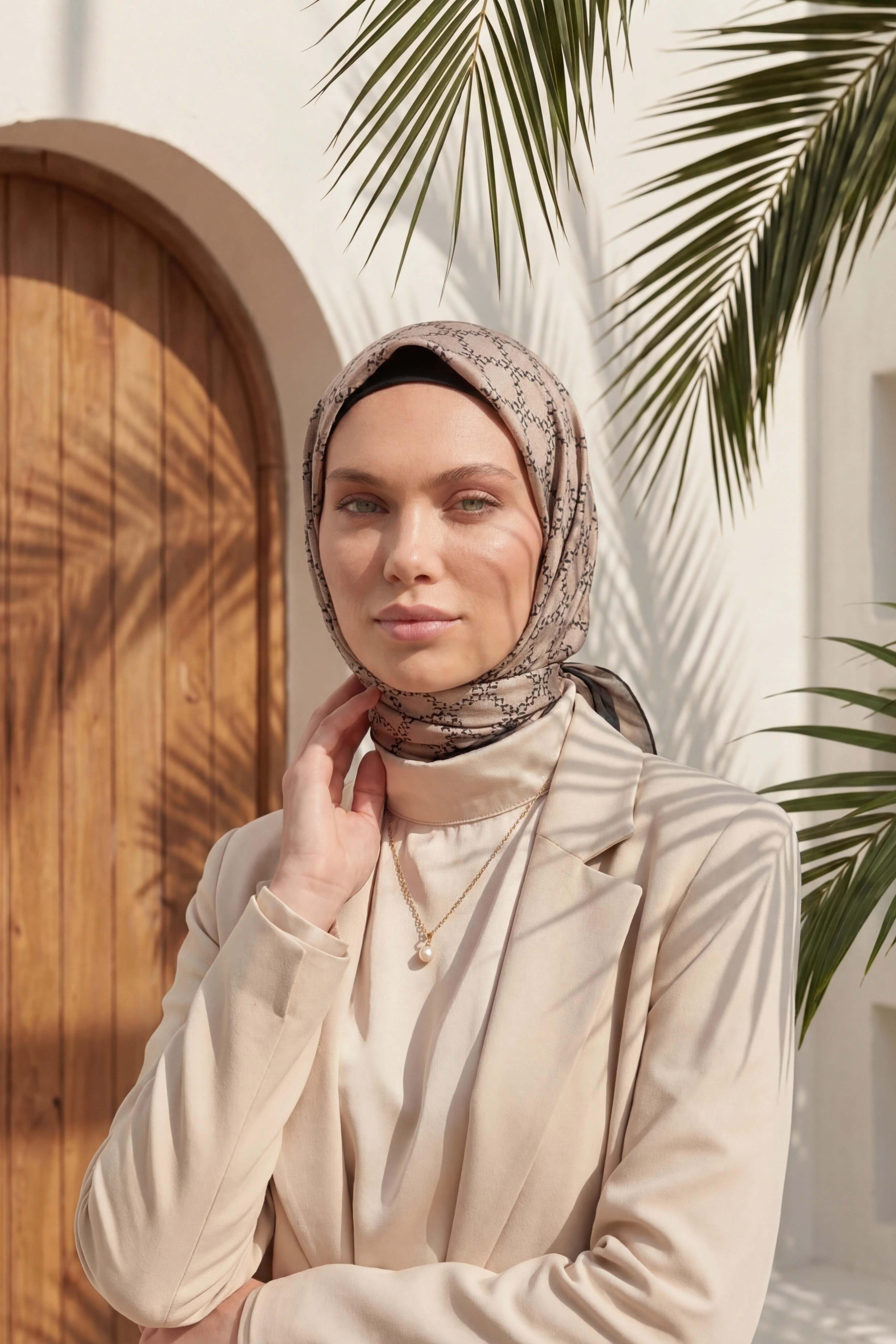 Dijital Kristal Eşarp Yeni Desen-3