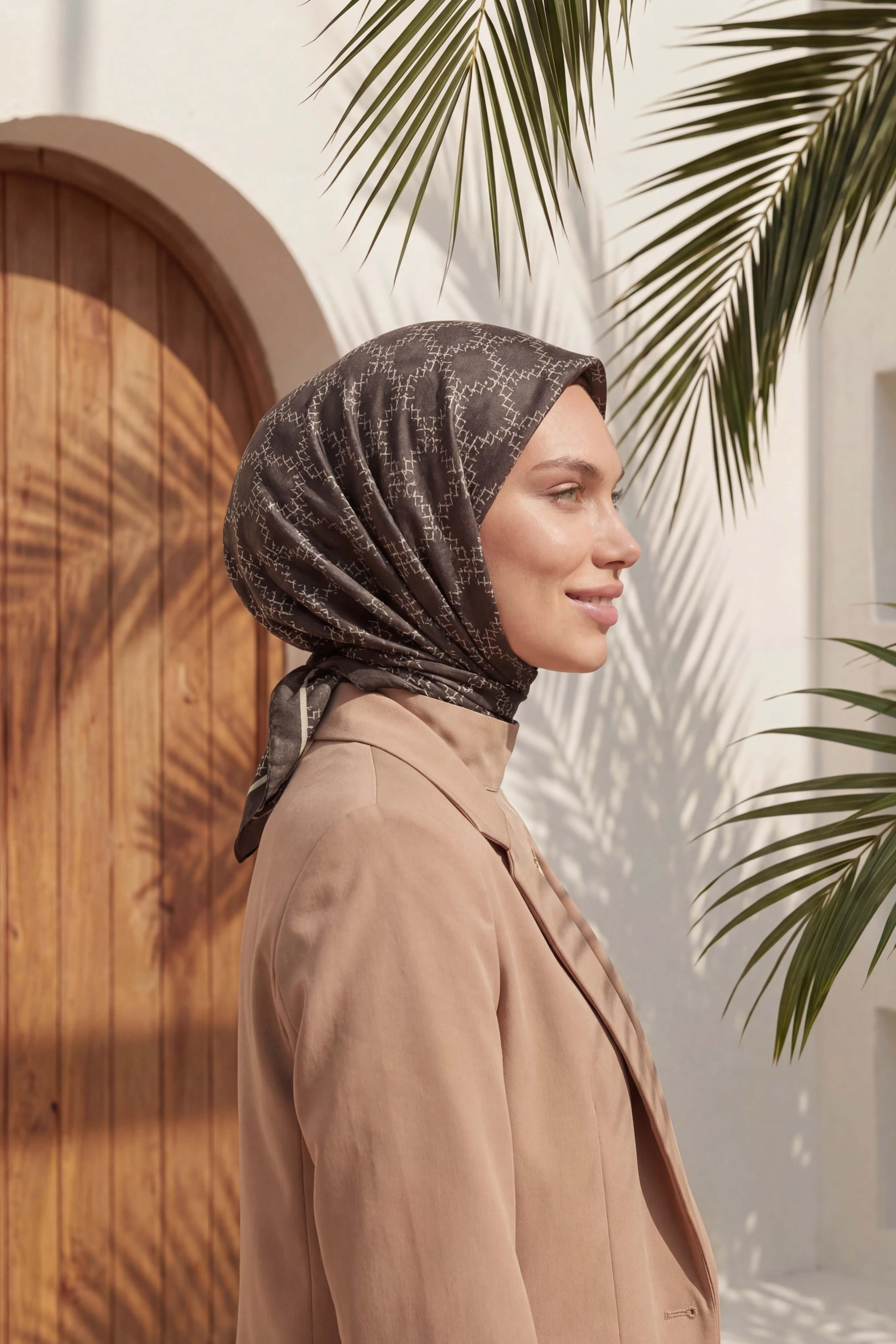 Dijital Kristal Eşarp Yeni Desen-3