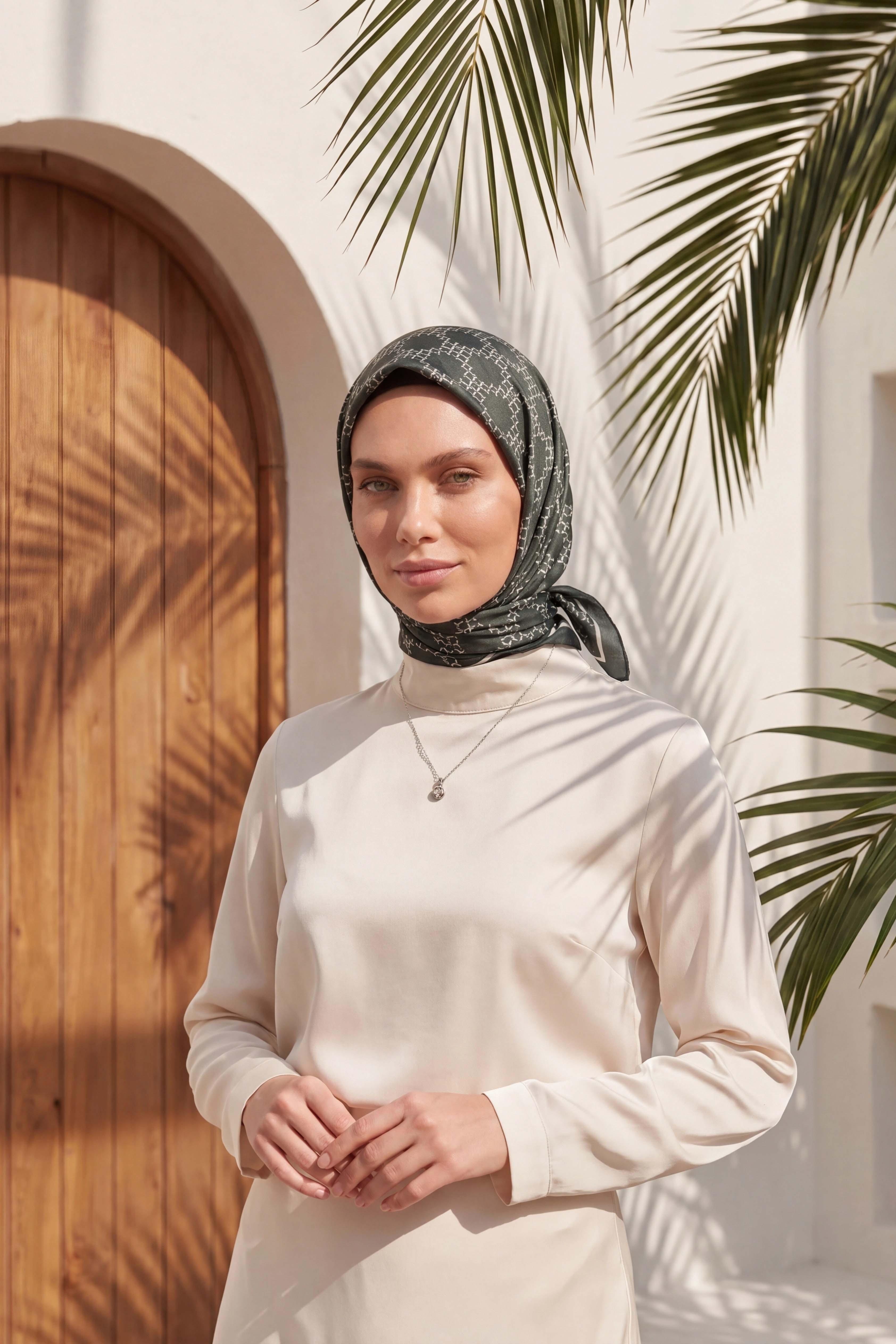 Dijital Kristal Eşarp Yeni Desen-3