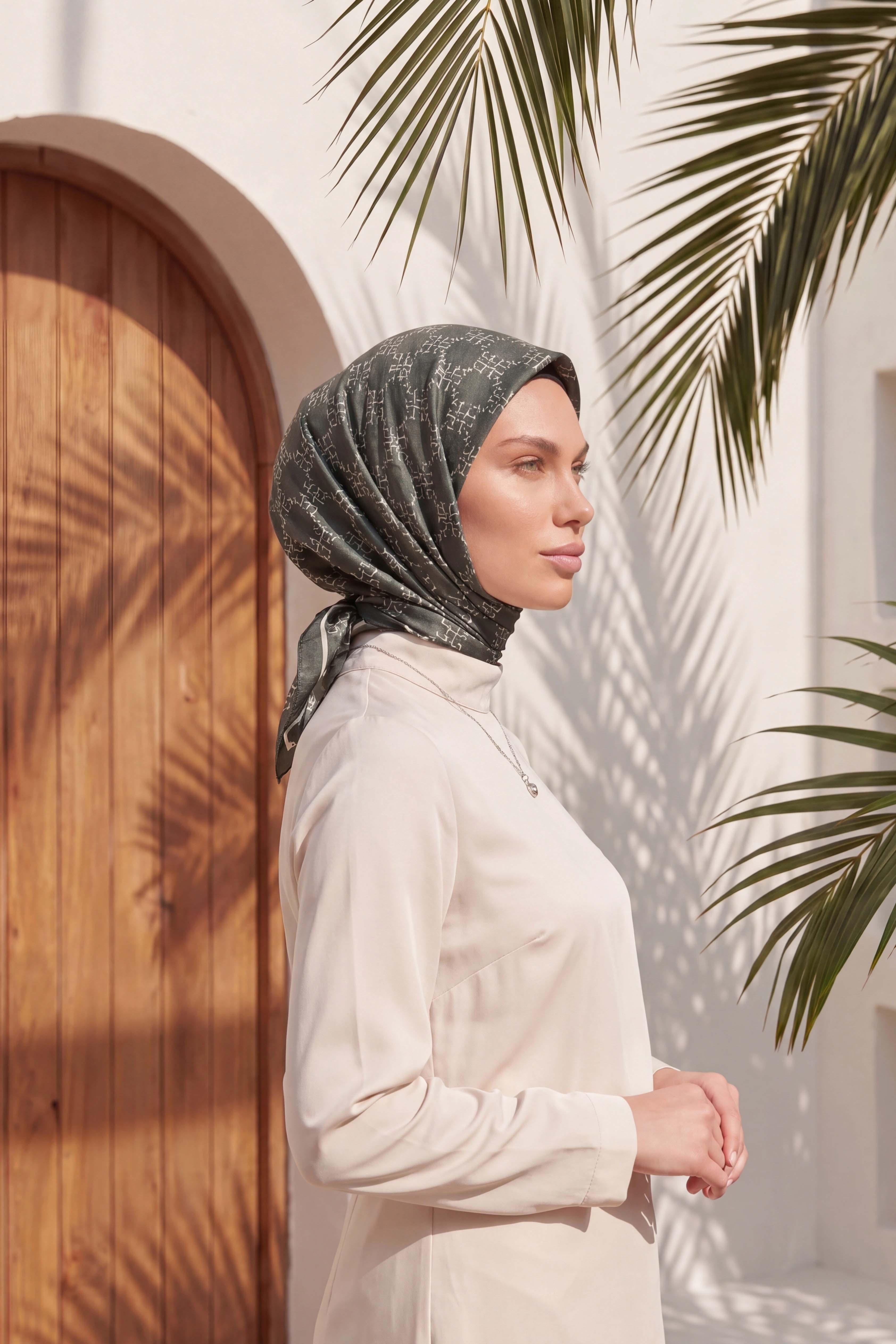 Dijital Kristal Eşarp Yeni Desen-3