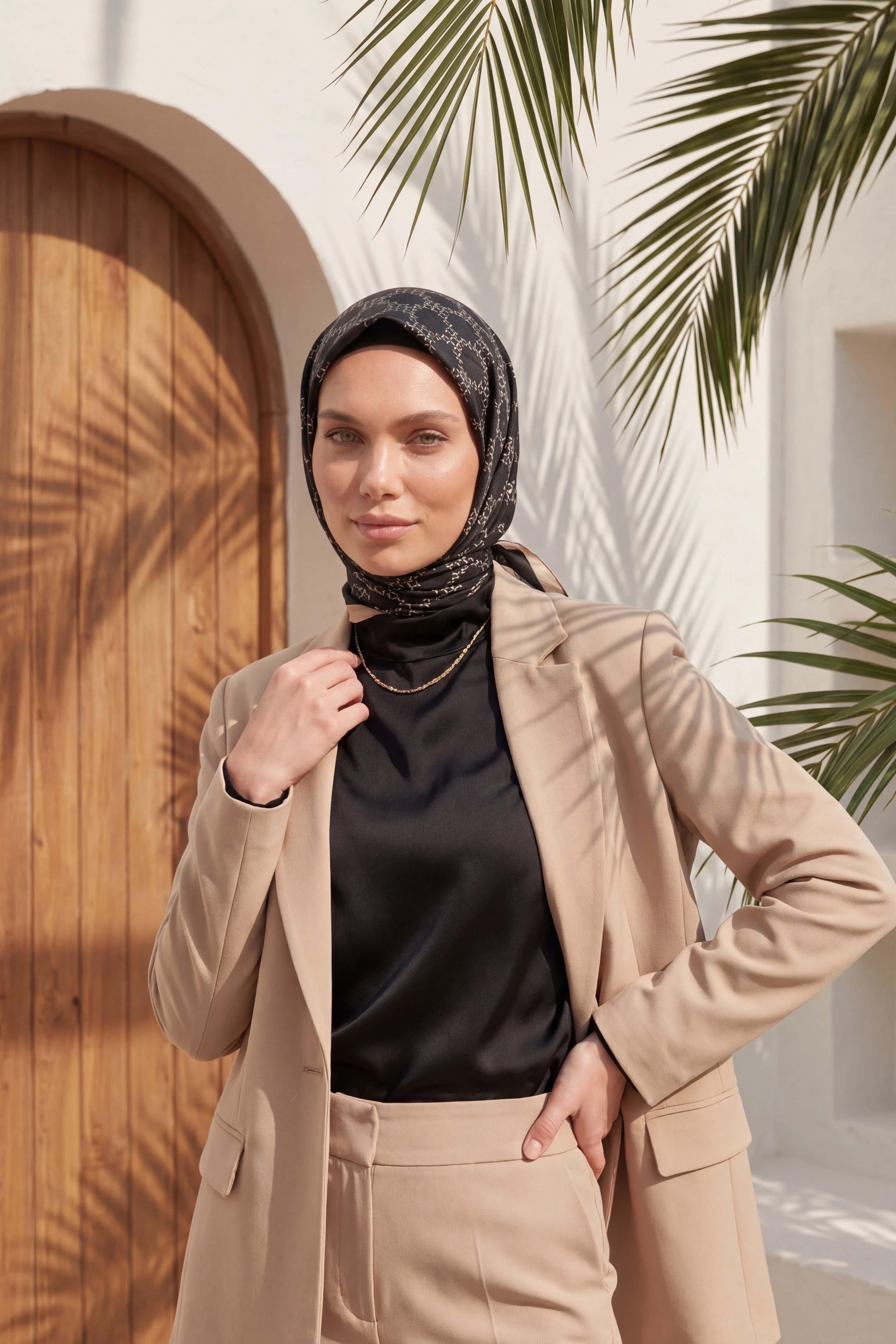 Dijital Kristal Eşarp Yeni Desen-3