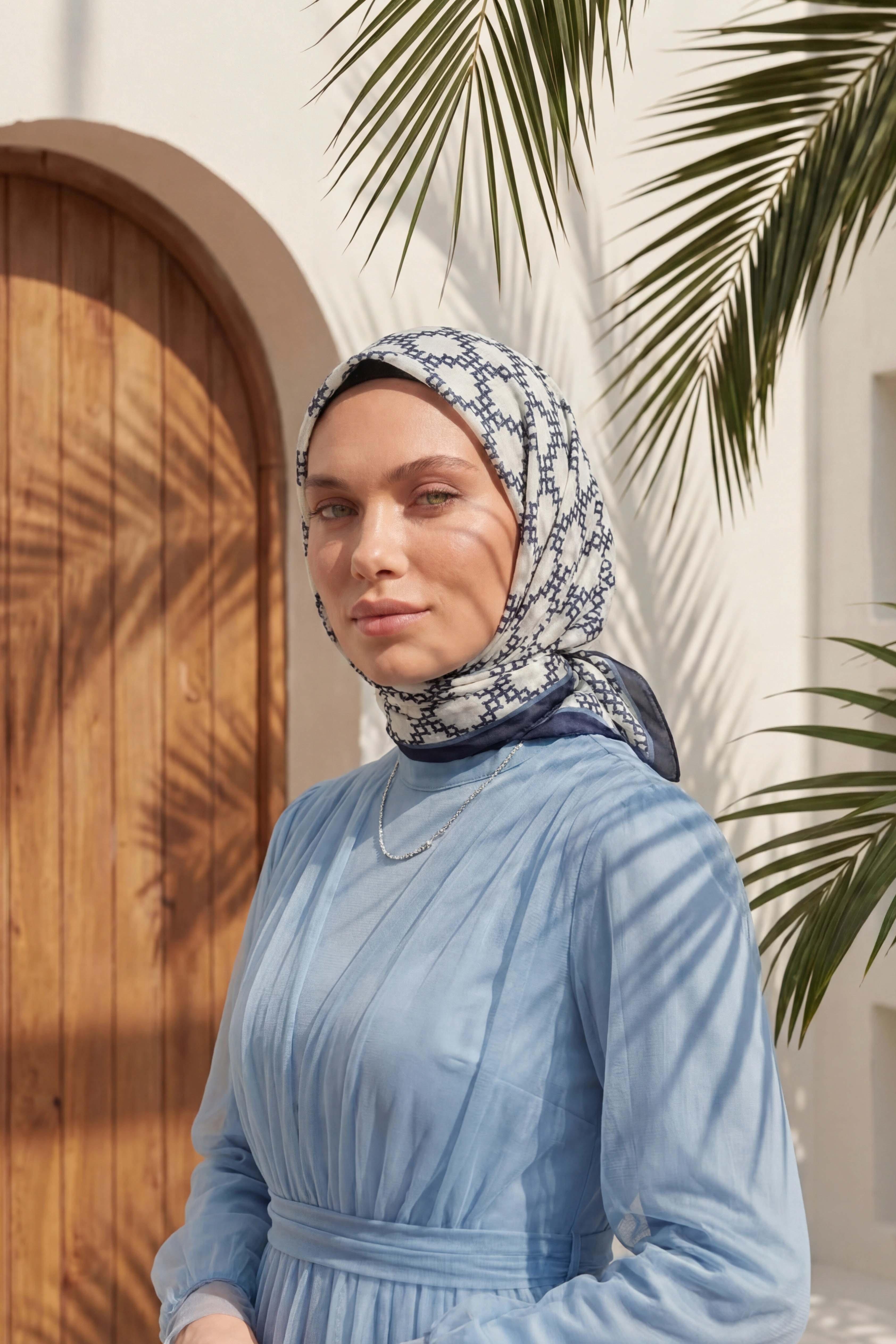 Dijital Kristal Eşarp Yeni Desen-3