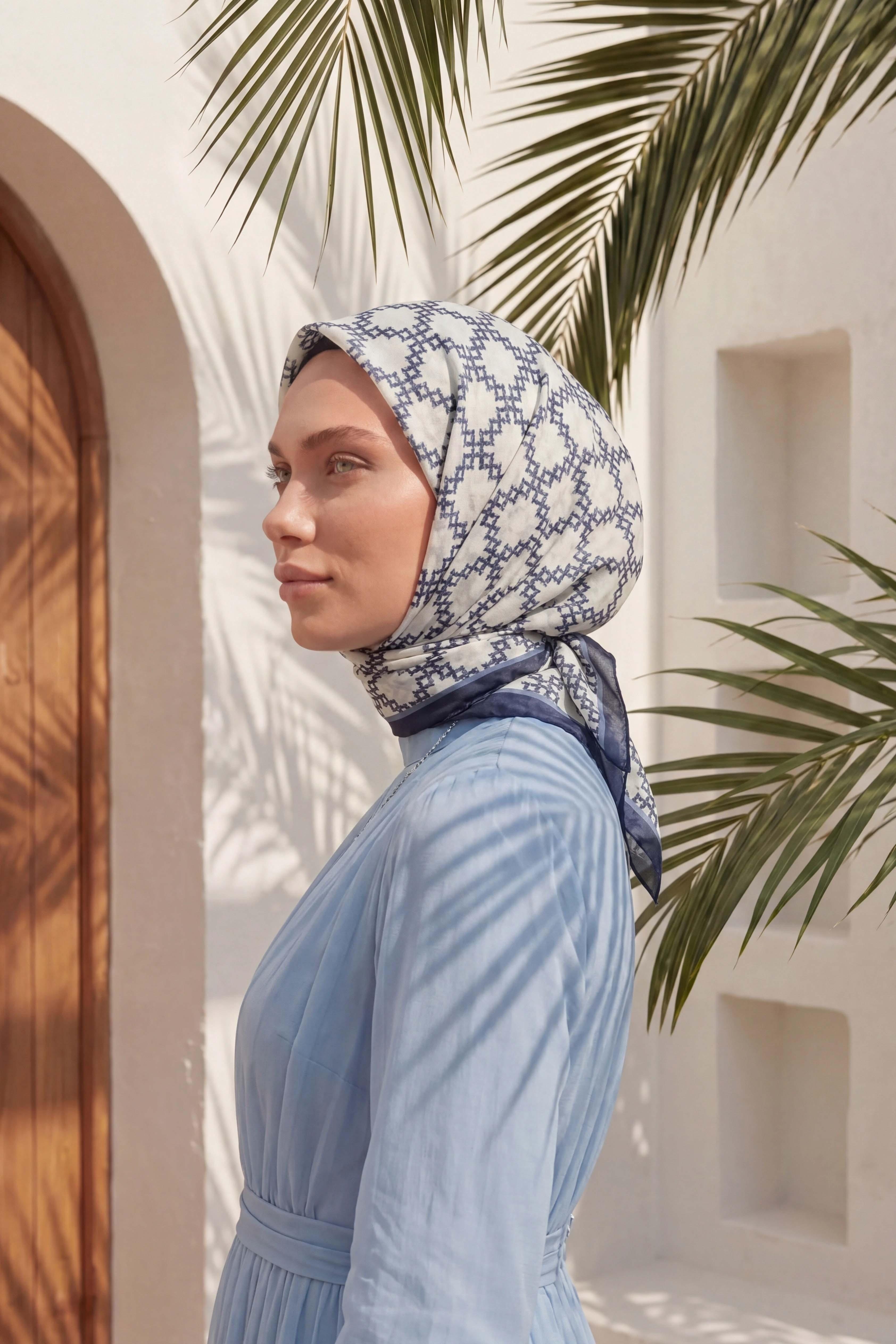 Dijital Kristal Eşarp Yeni Desen-3