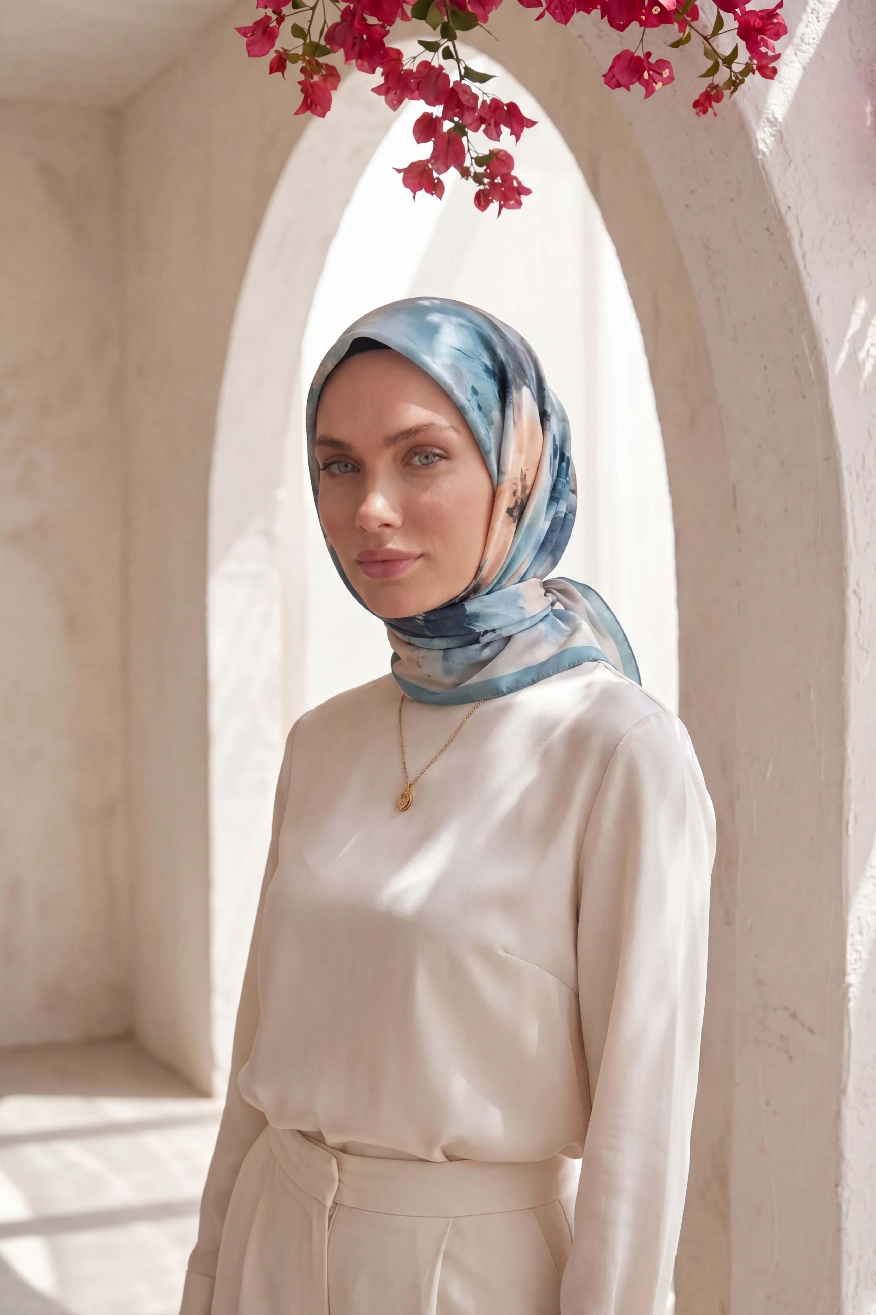 Dijital Kristal Eşarp Yeni Desen-4