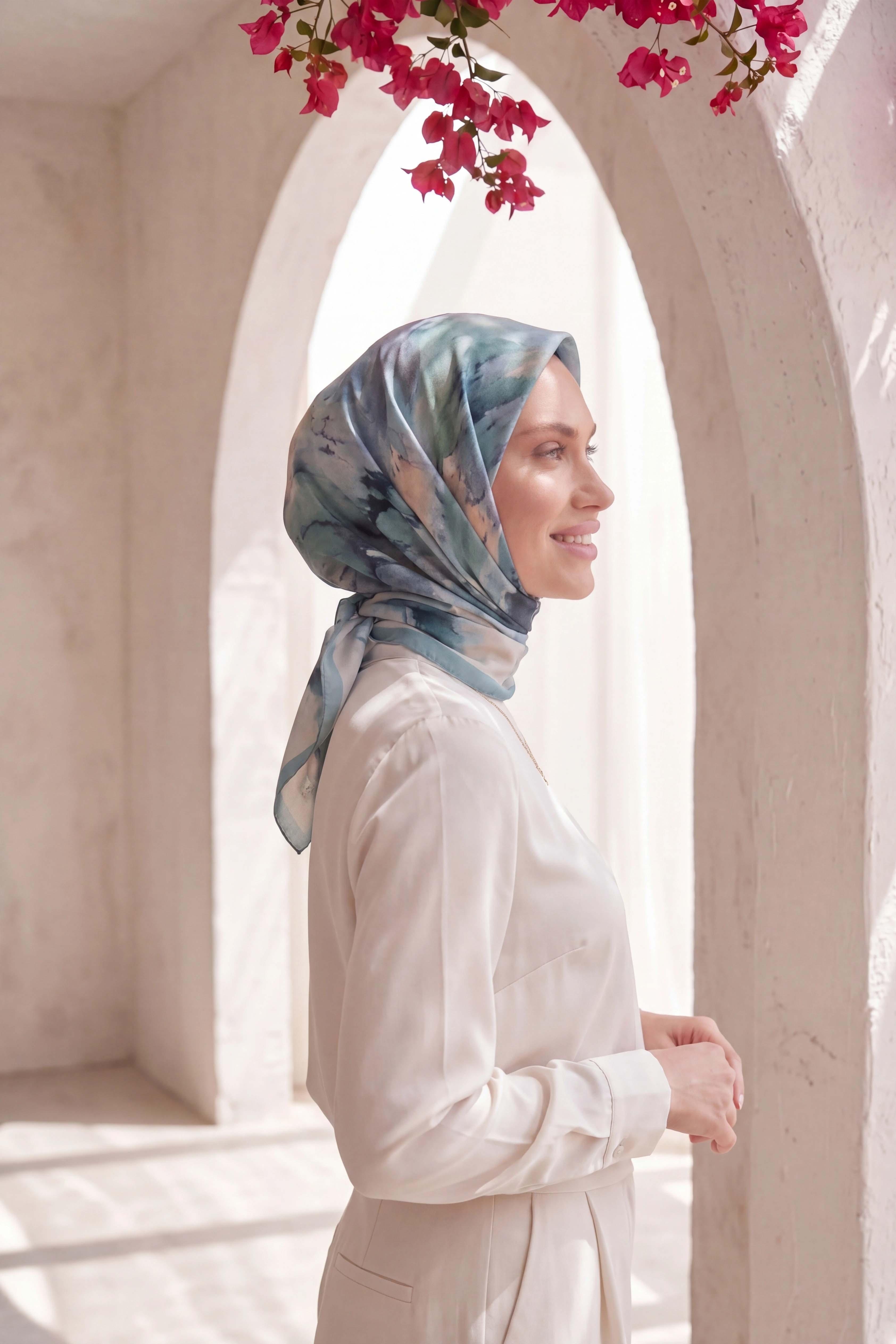 Dijital Kristal Eşarp Yeni Desen-4