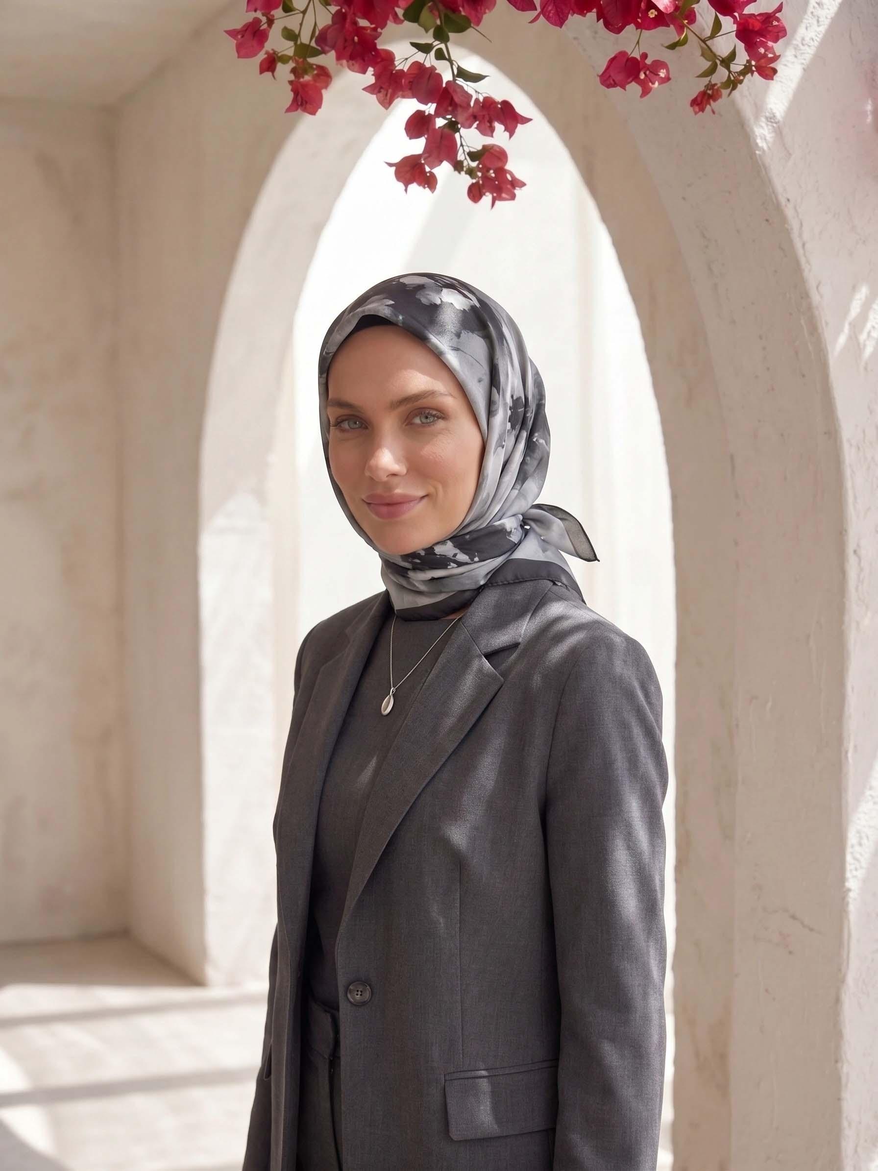 Dijital Kristal Eşarp Yeni Desen-4