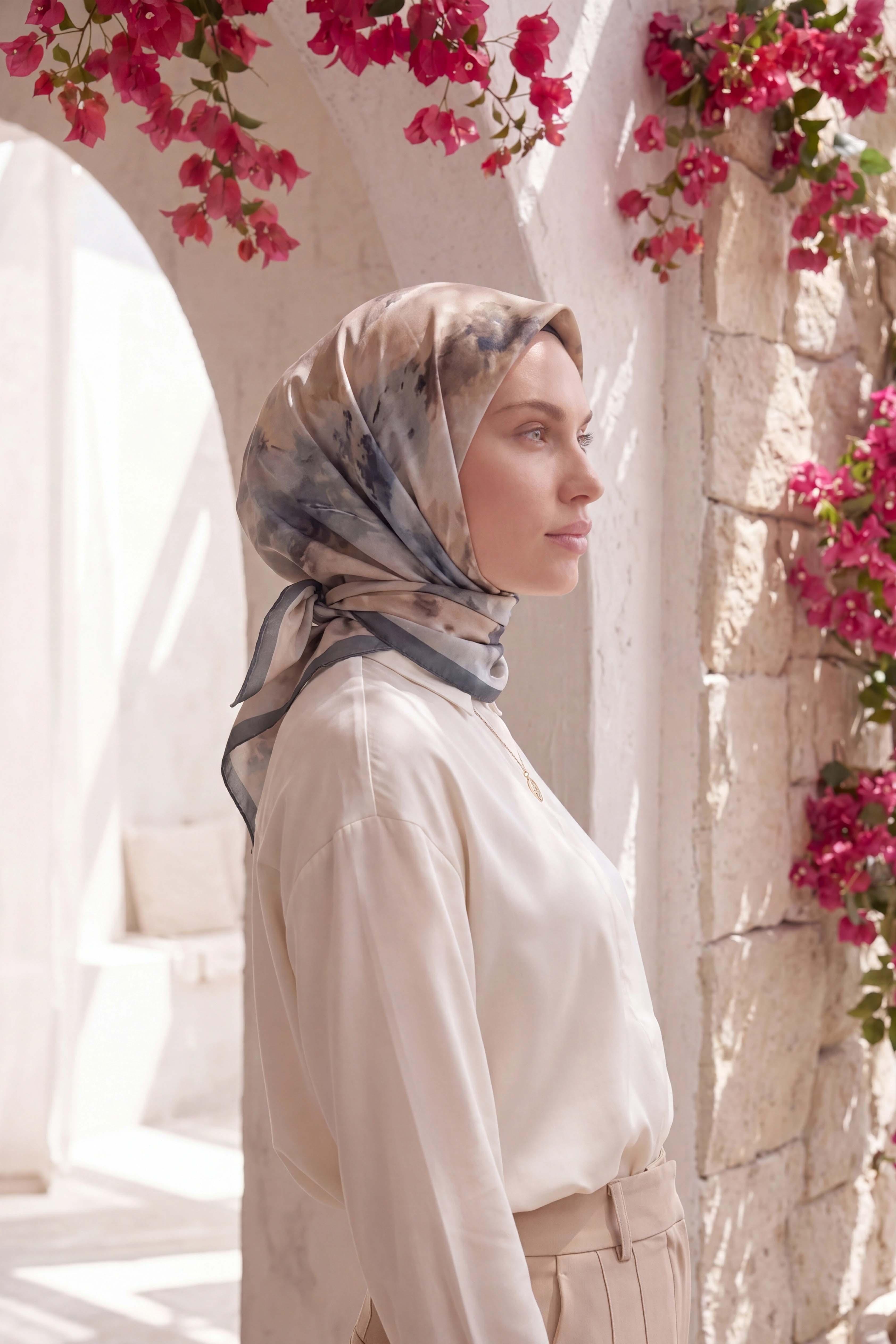 Dijital Kristal Eşarp Yeni Desen-4